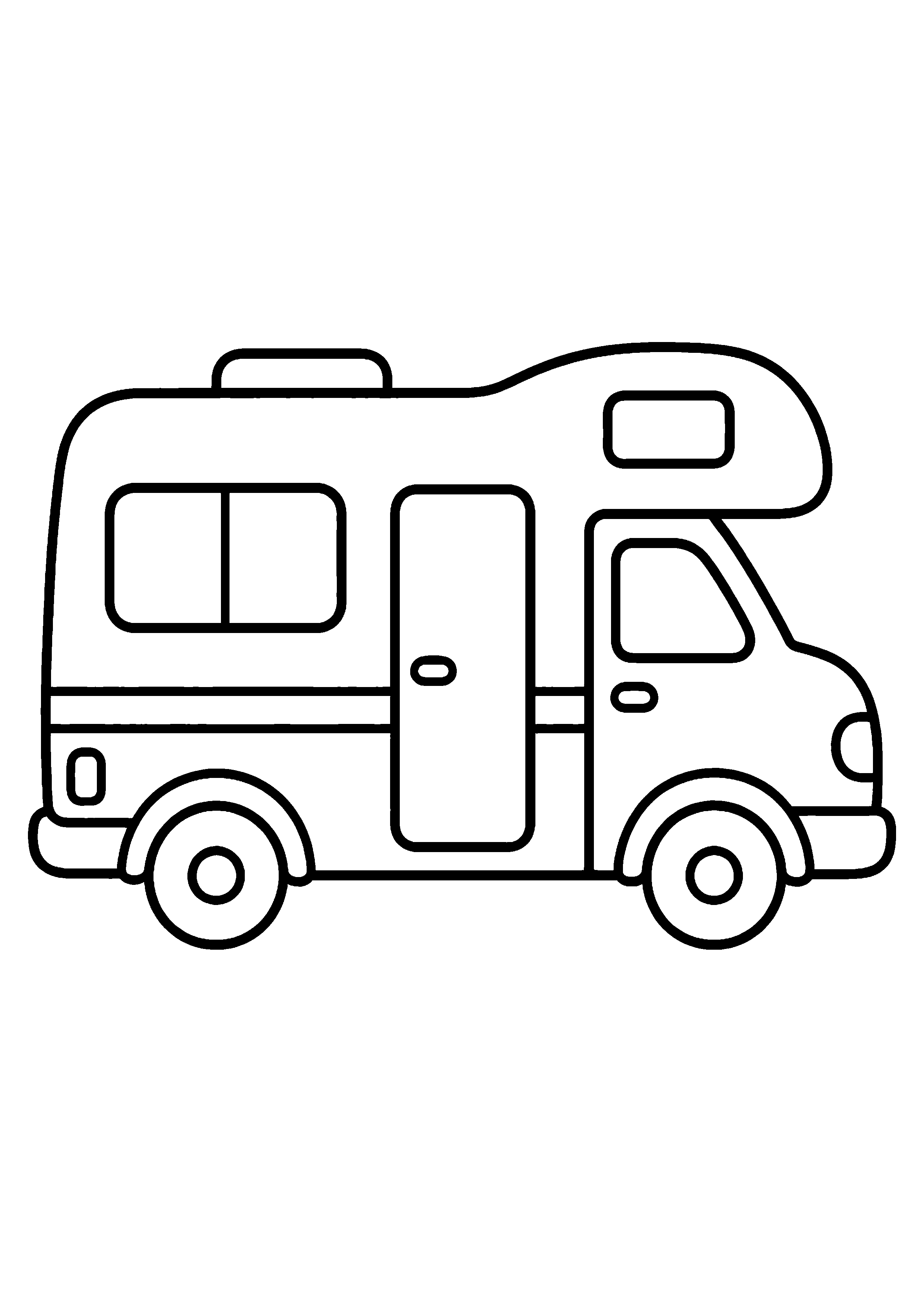 Coloriage Camping-car