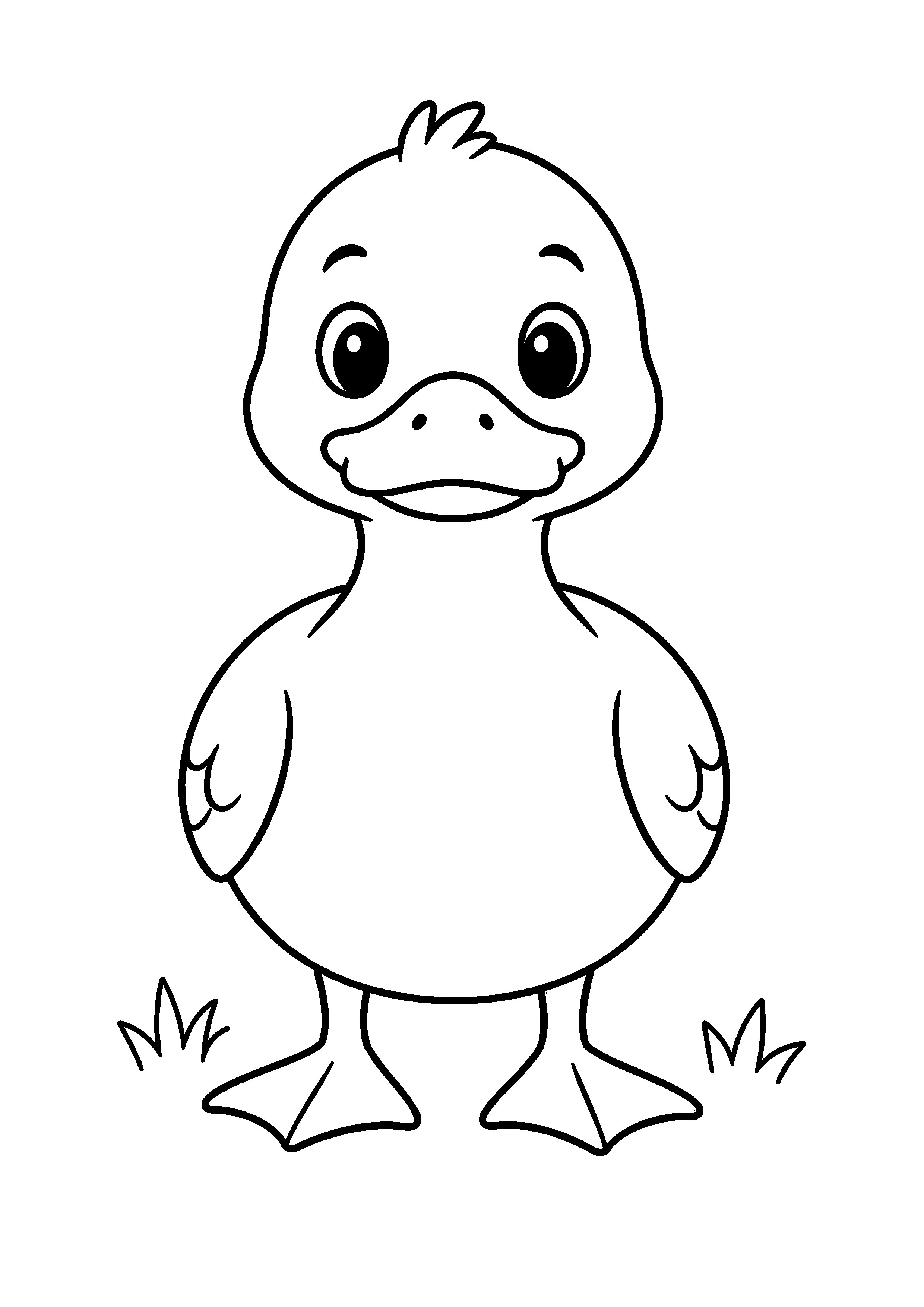 Coloriage Canard