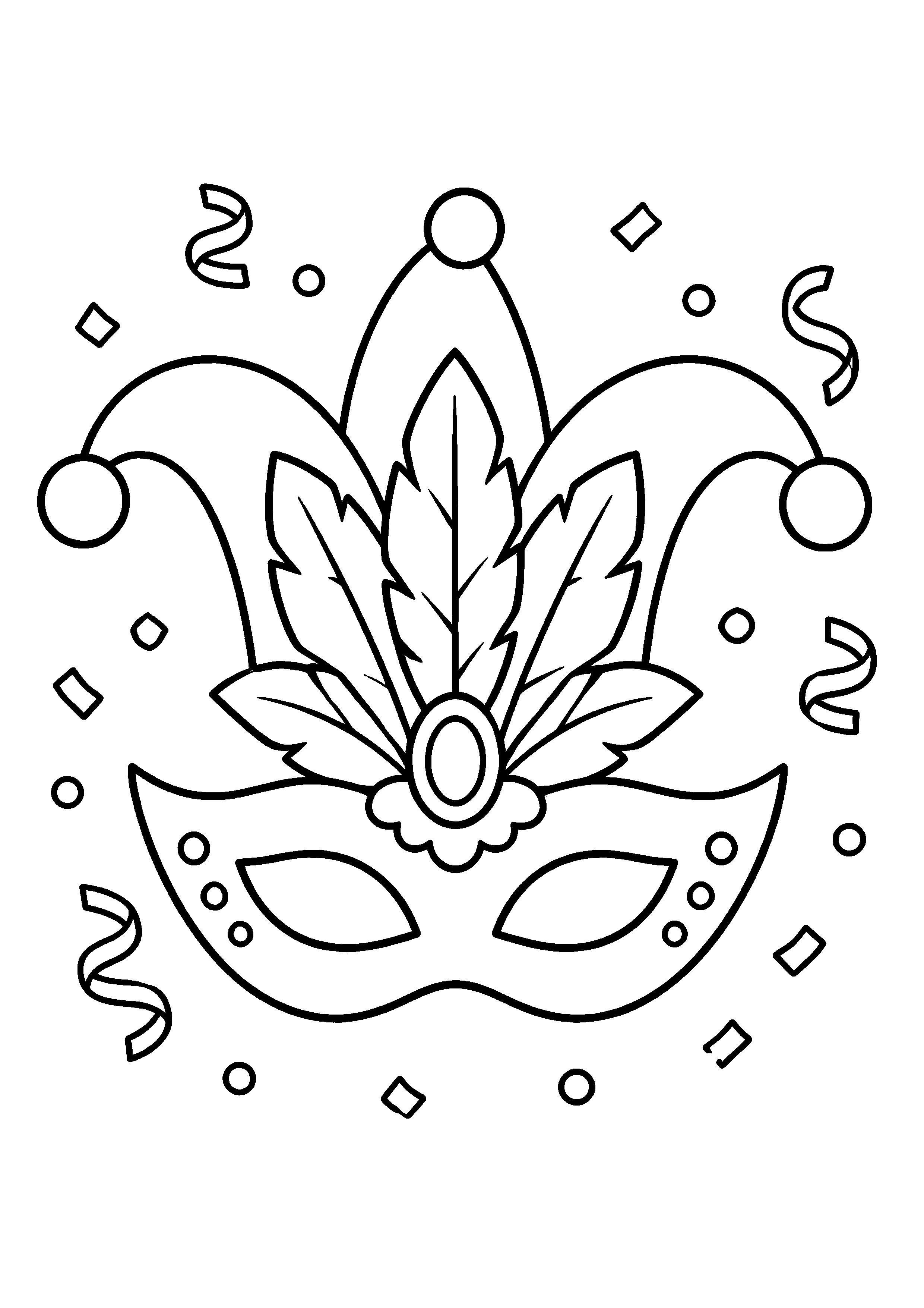 Coloriage Carnaval