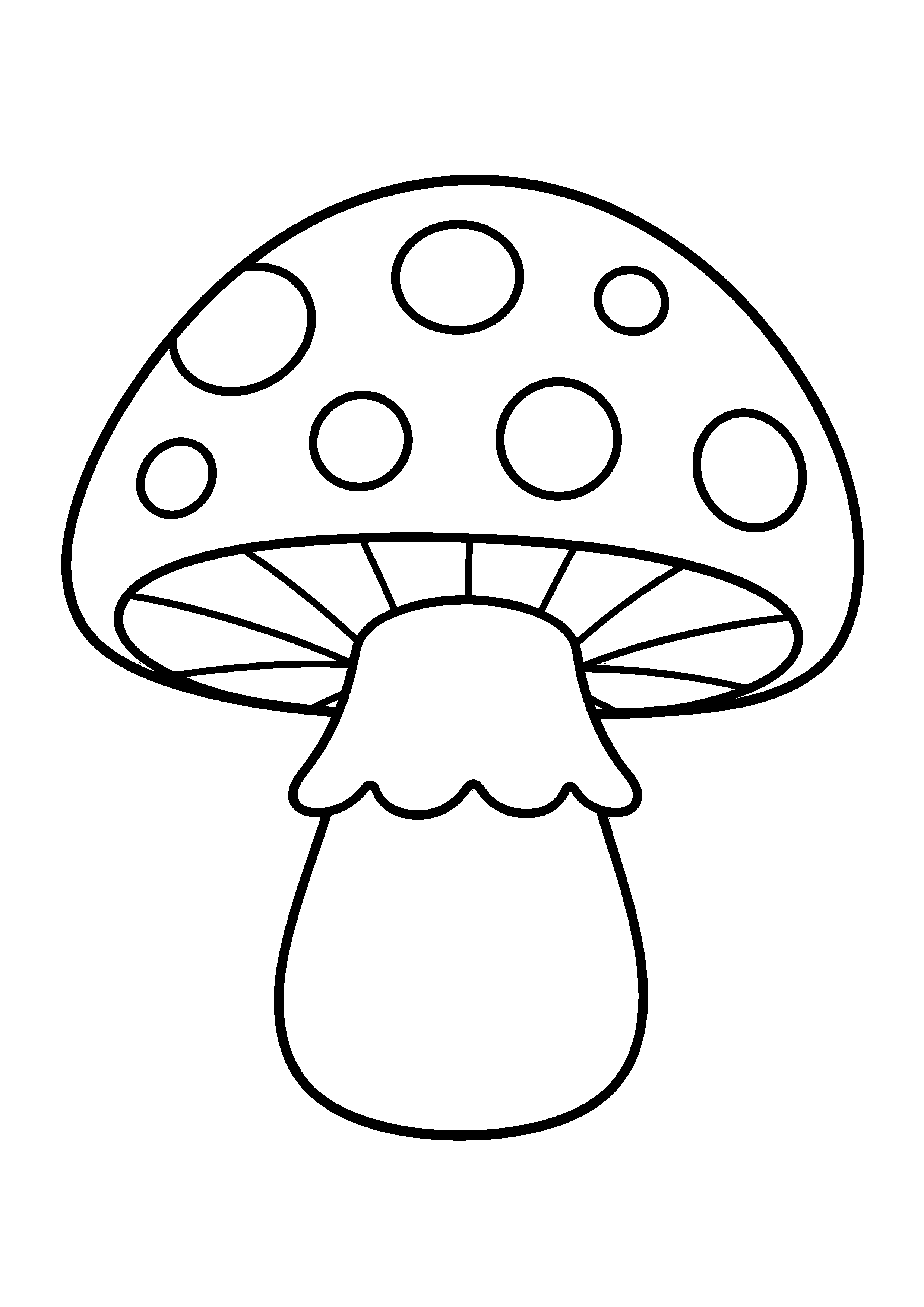Coloriage Champignon