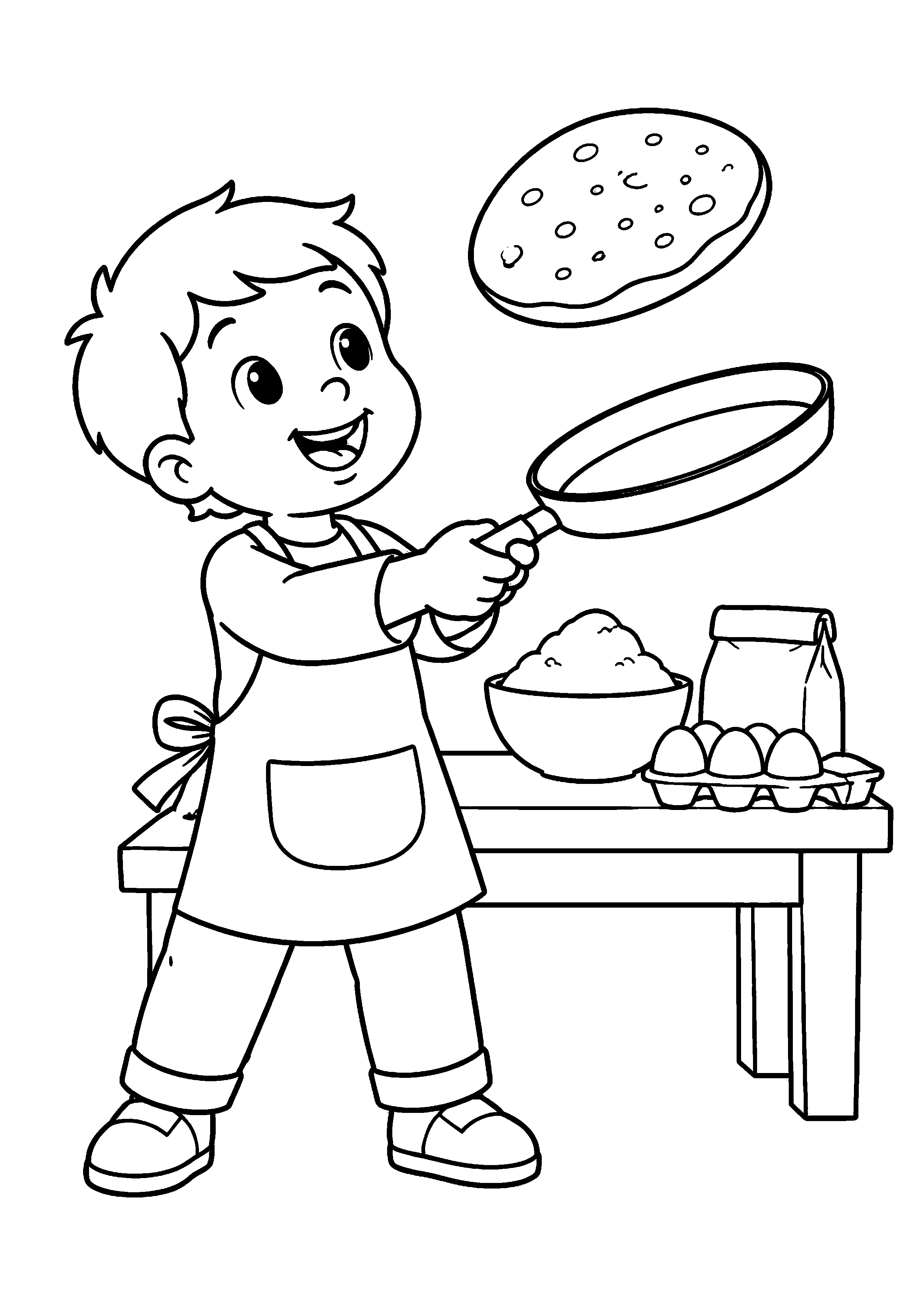 Coloriage Chandeleur