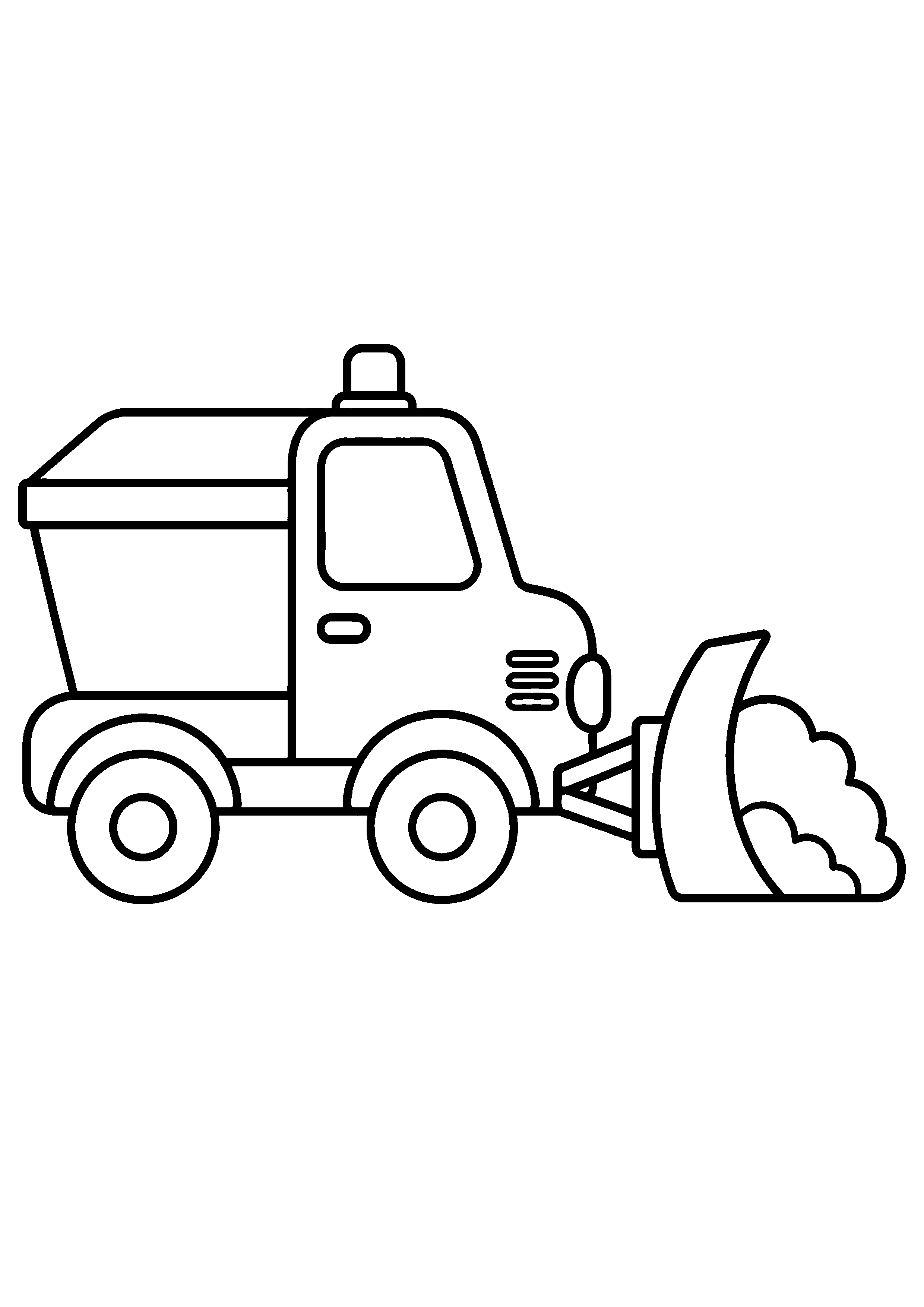 Coloriage Chasse-neige