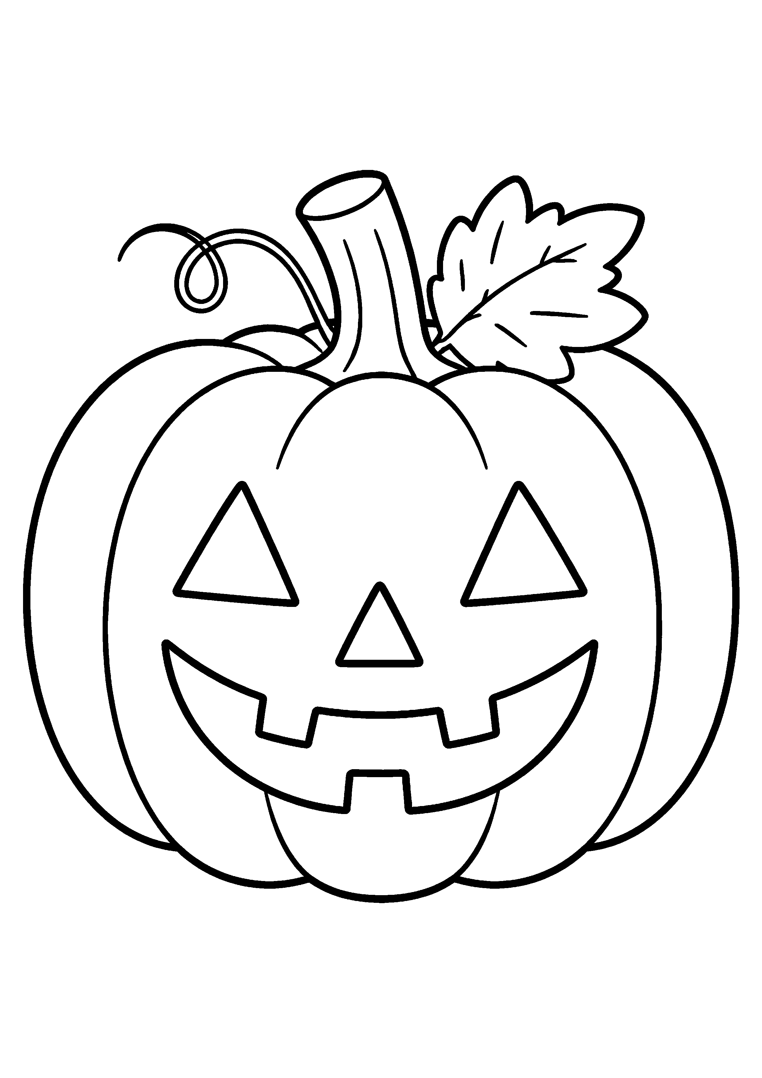 Coloriage Citrouille Halloween