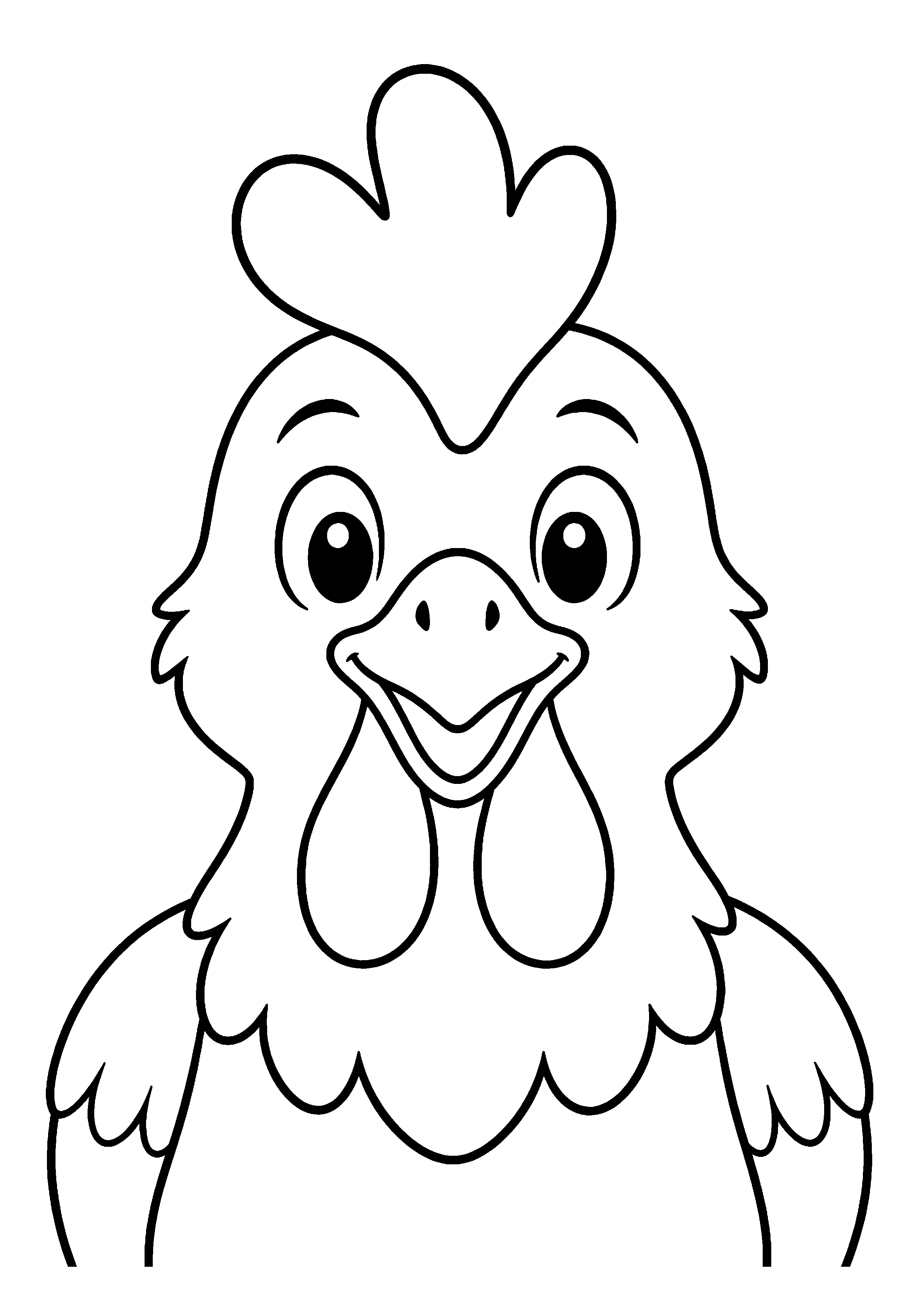 Coloriage Coq