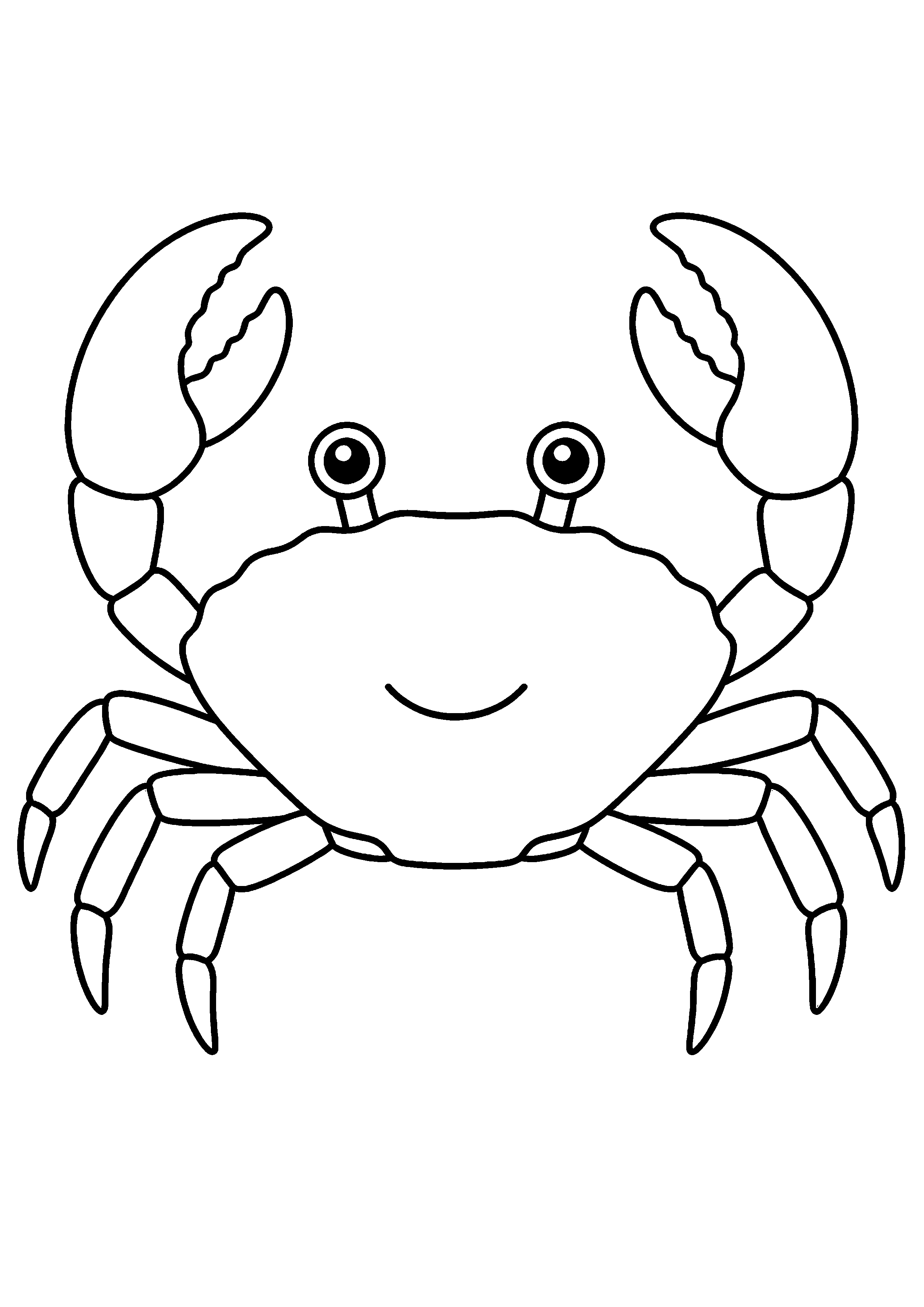 Coloriage Crabe