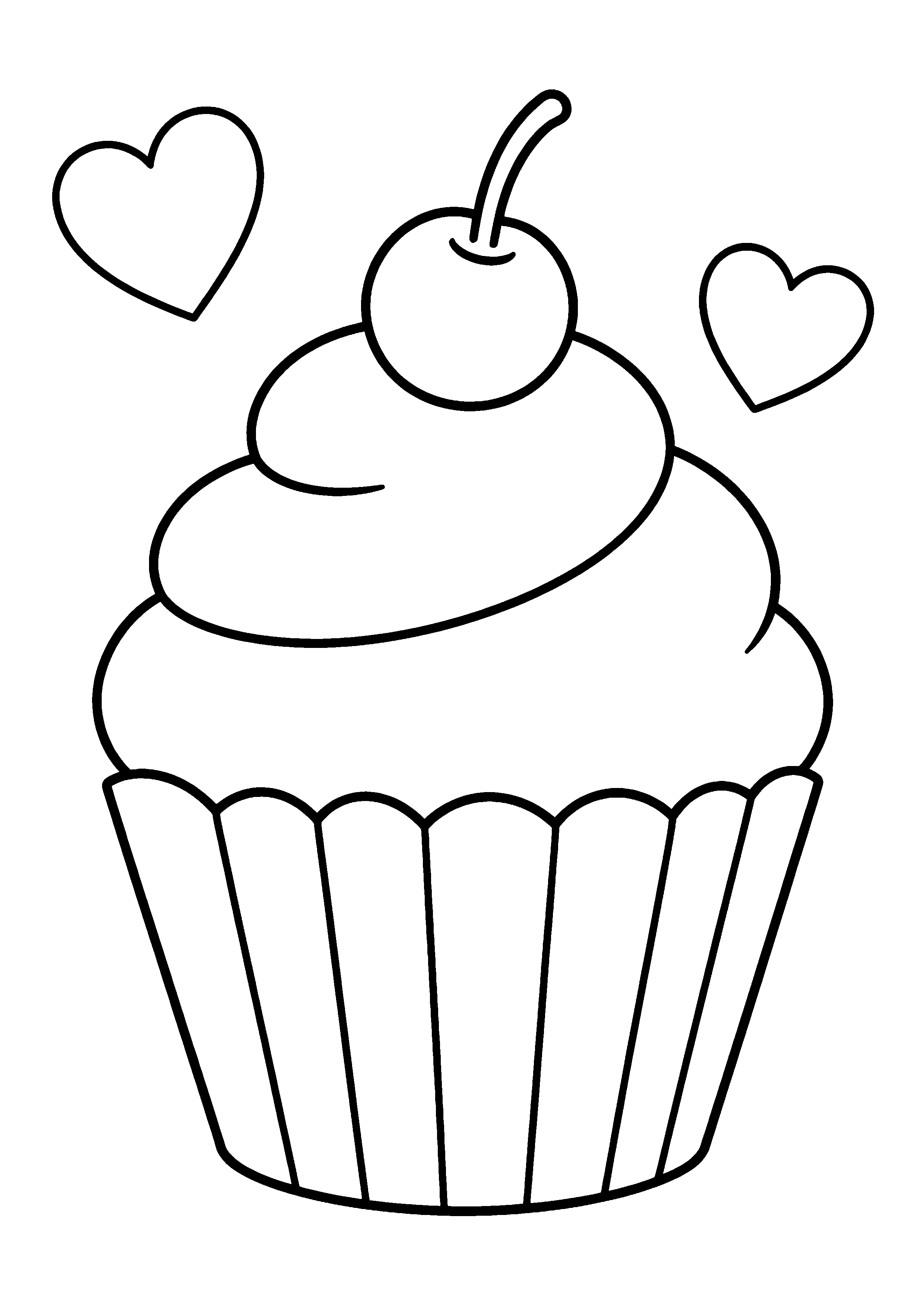 Coloriage Cupcake