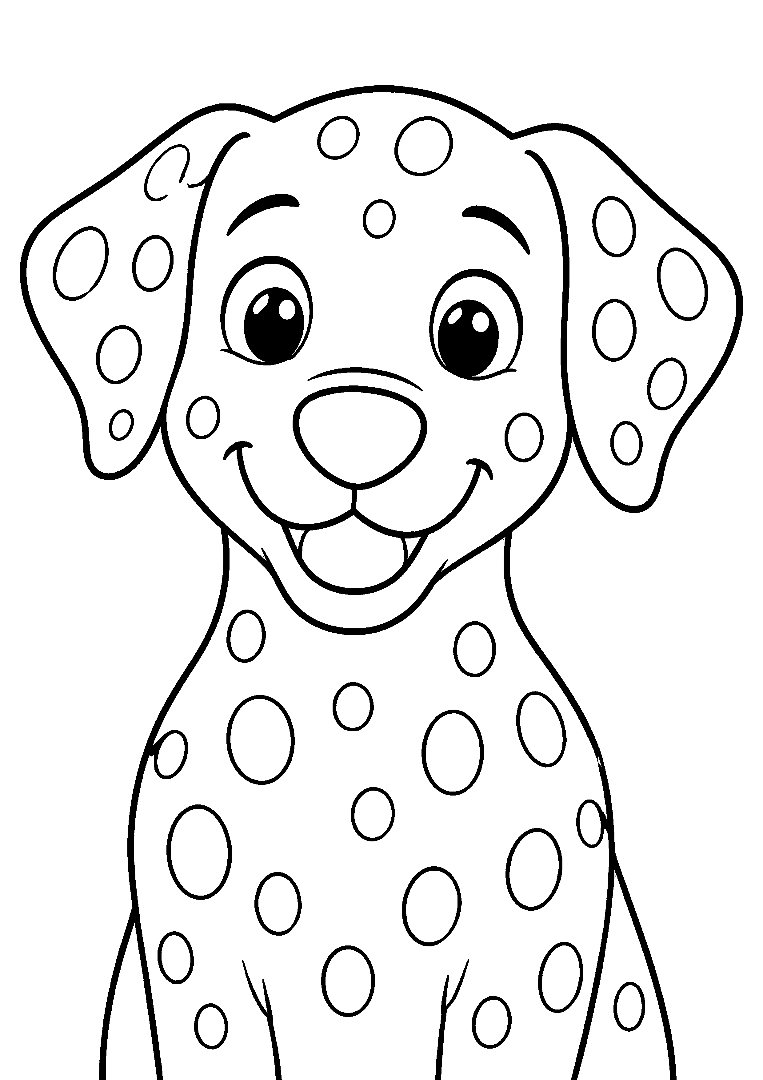 Coloriage Dalmatien