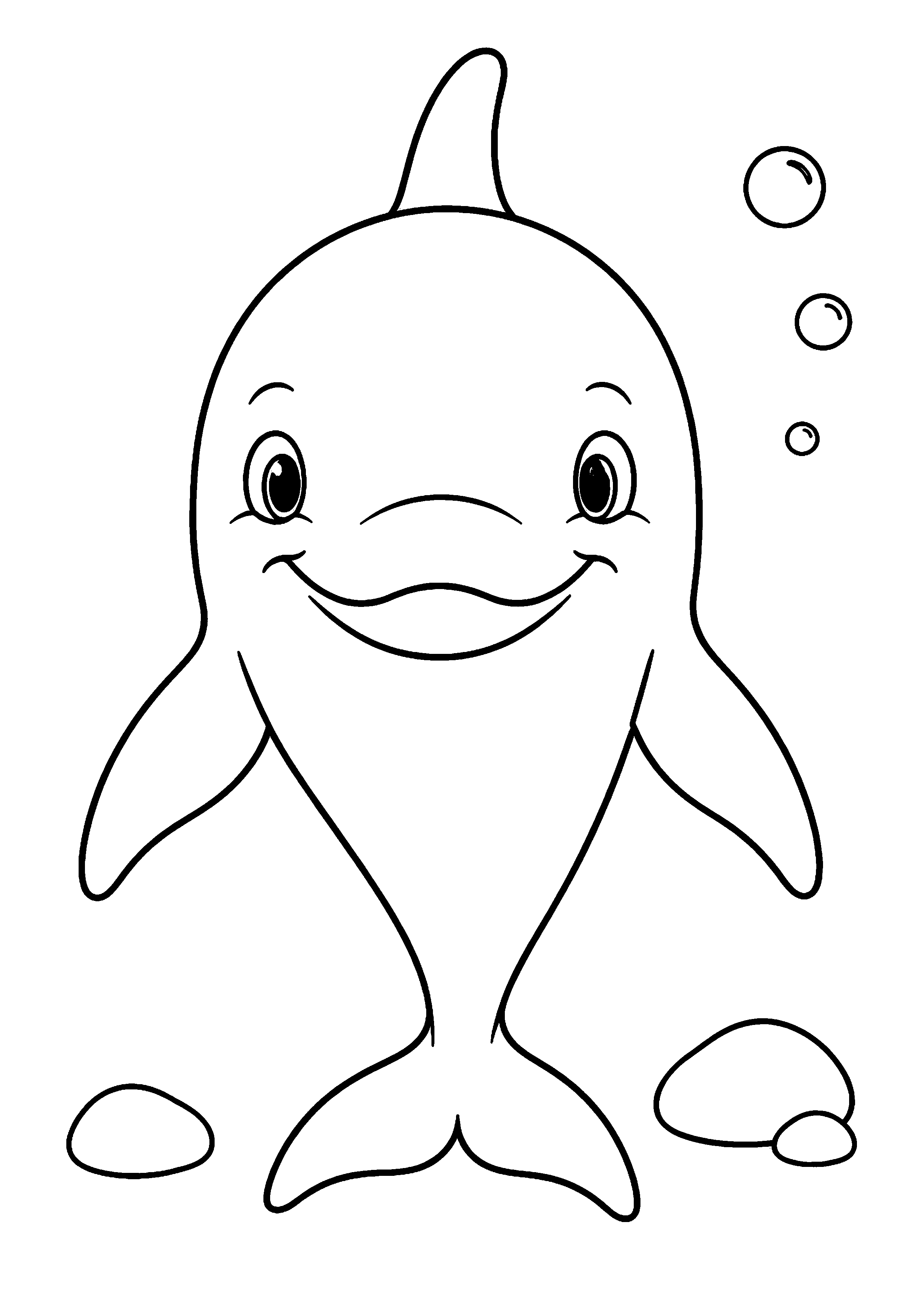 Coloriage Dauphin