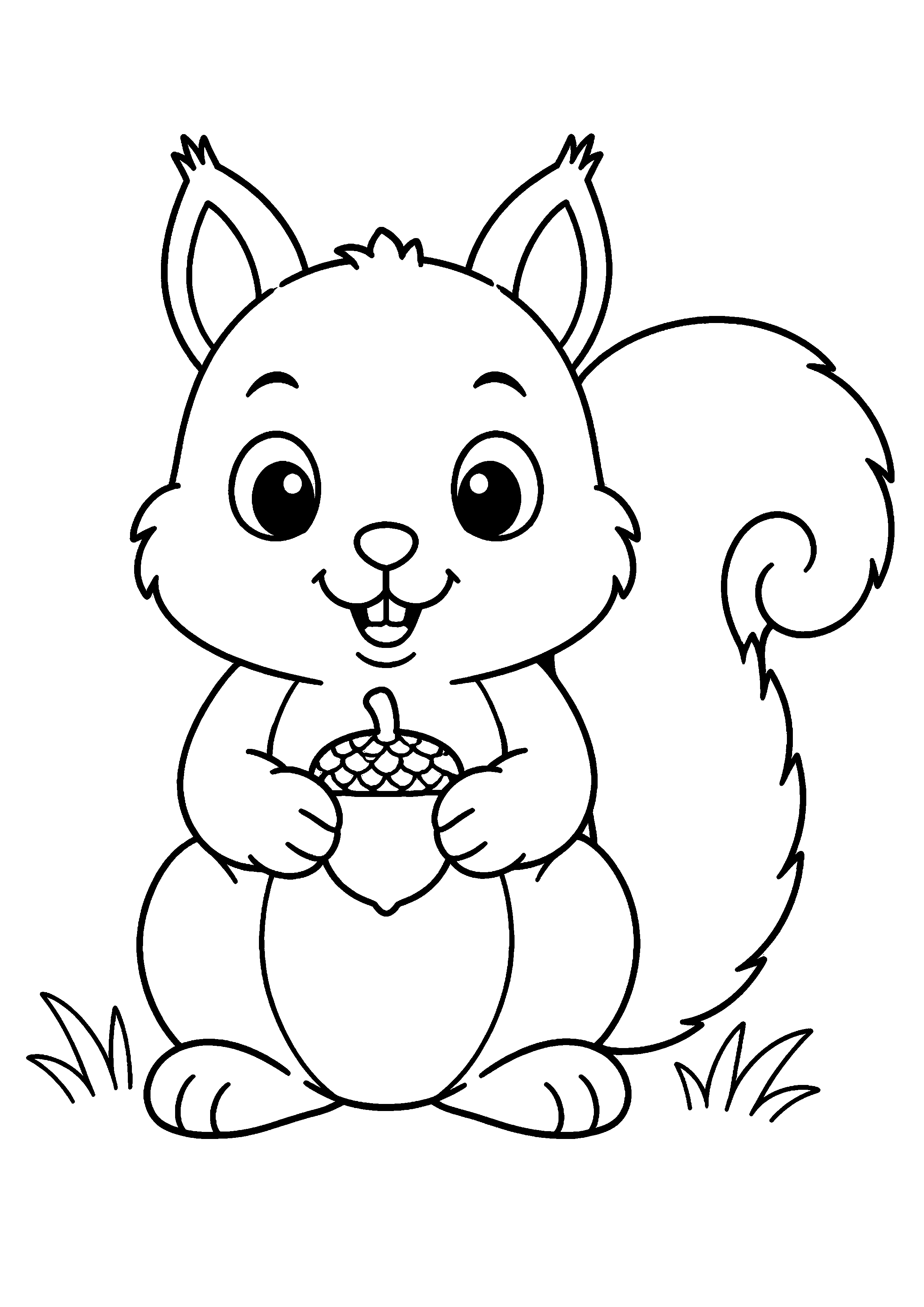 Coloriage Écureuil