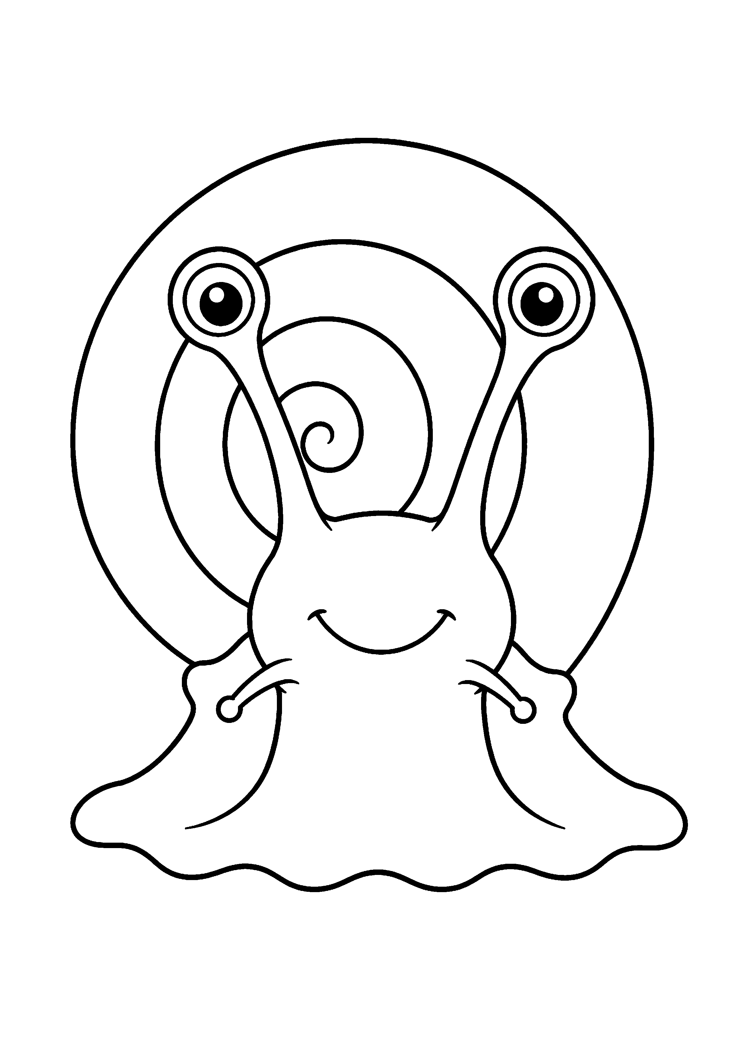 Coloriage Escargot