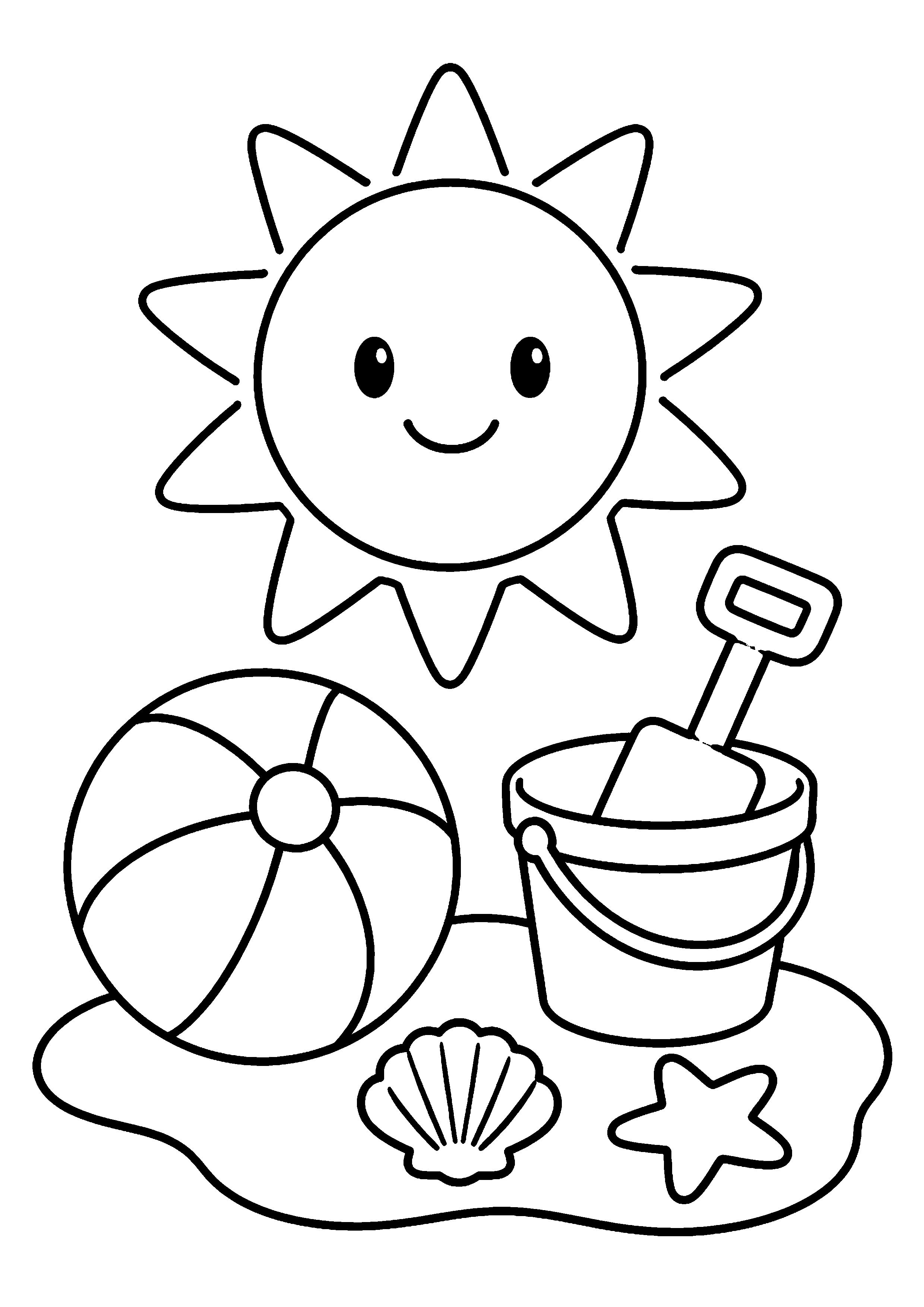 Coloriage Été
