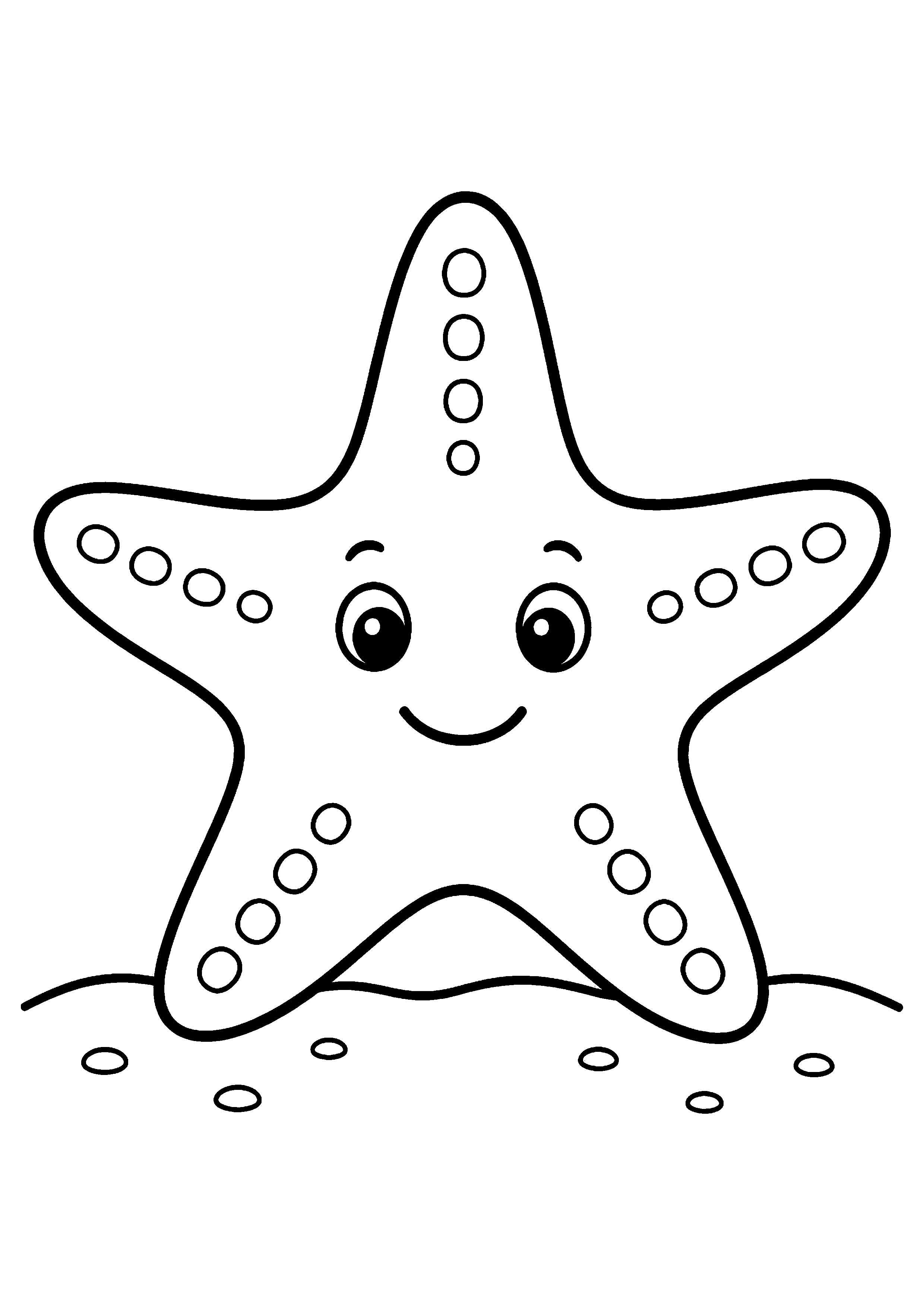 Coloriage Étoile de mer
