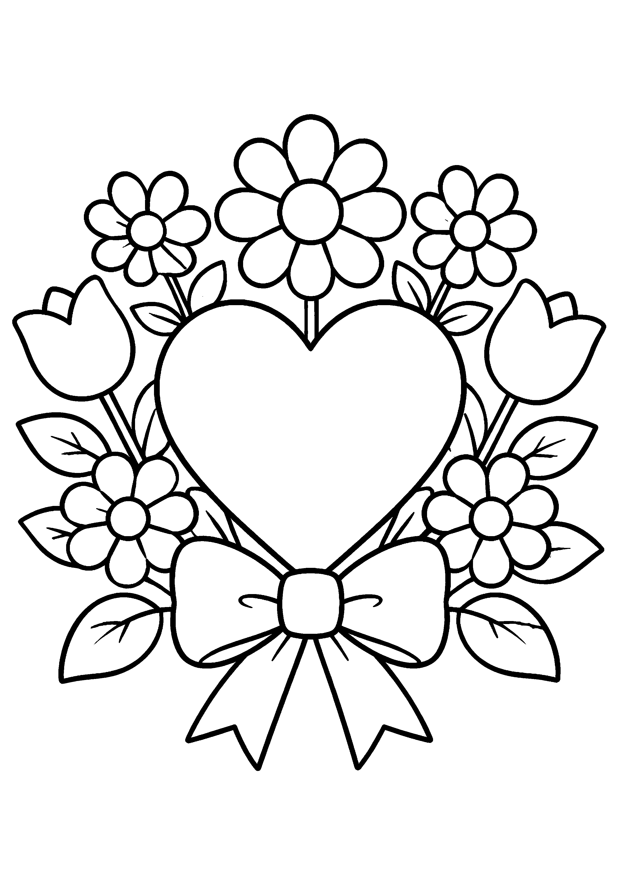 Coloriage Fête des mères
