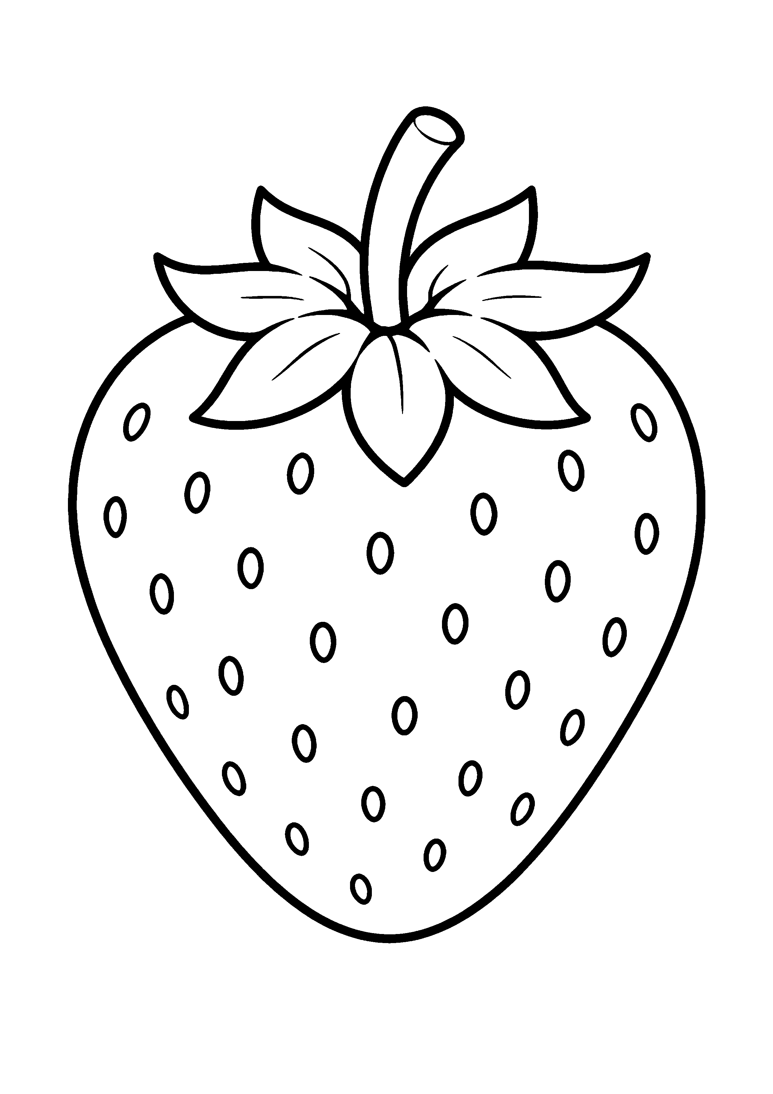 Coloriage Fraise