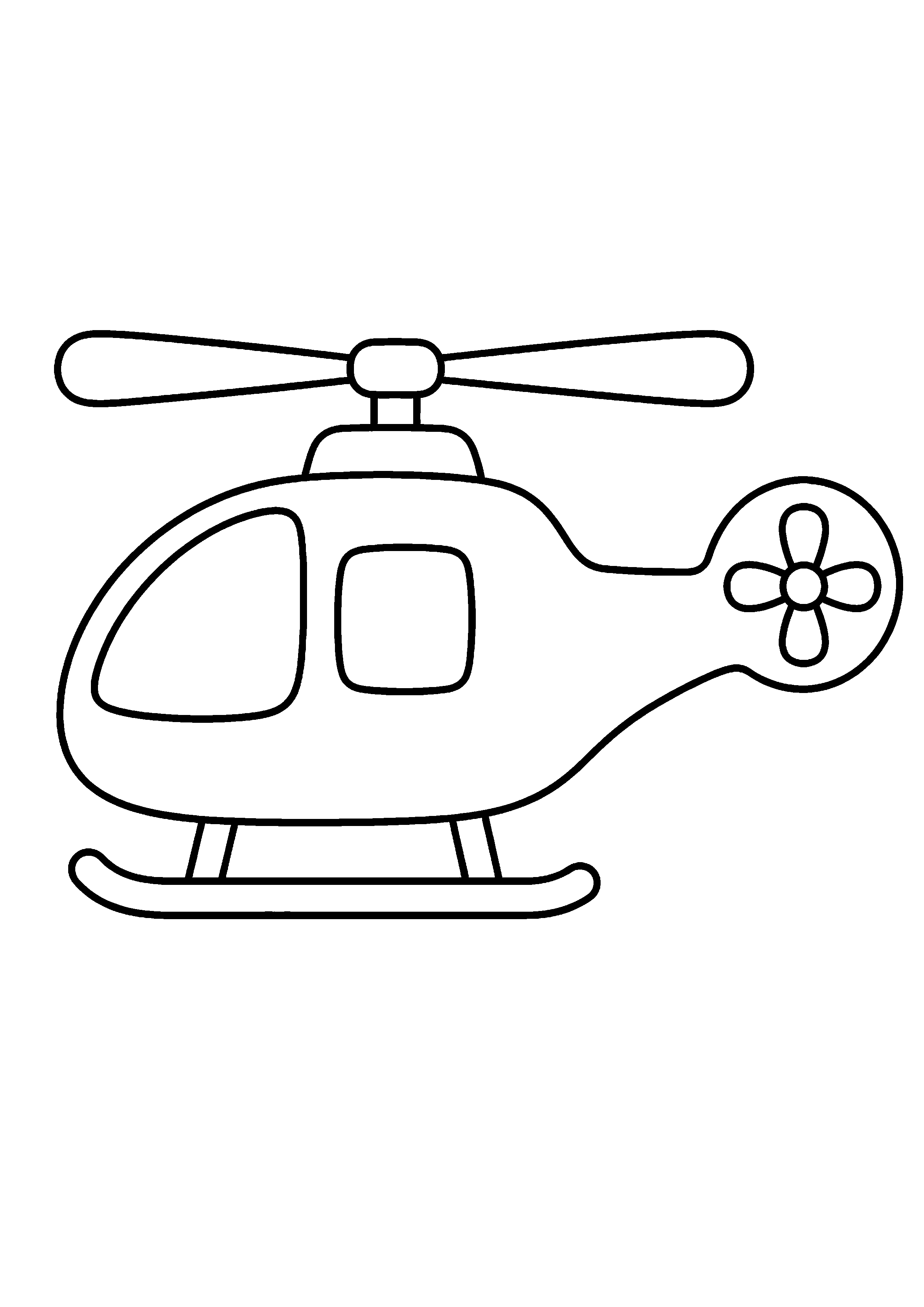 Coloriage Hélicoptère