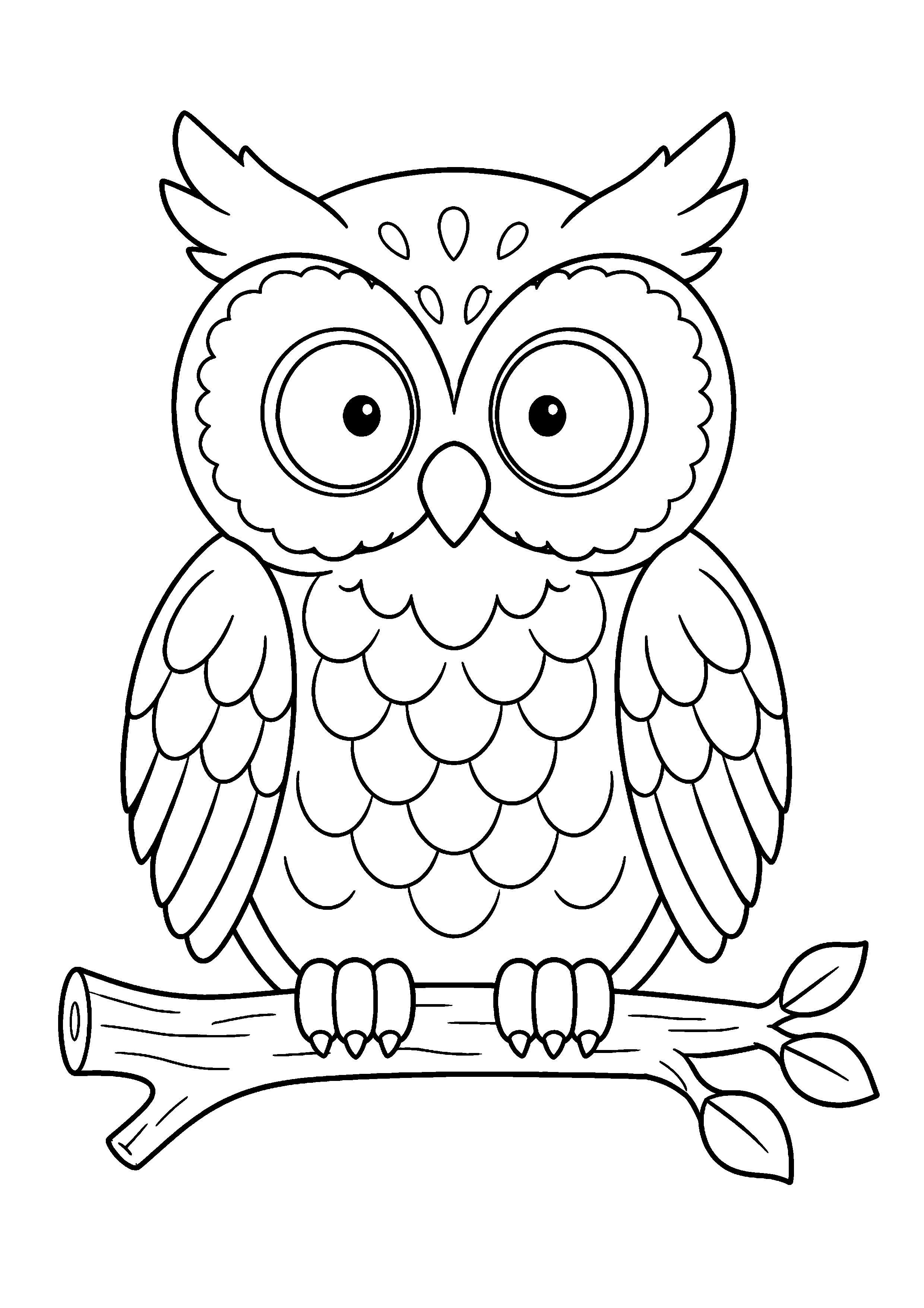 Coloriage Hibou