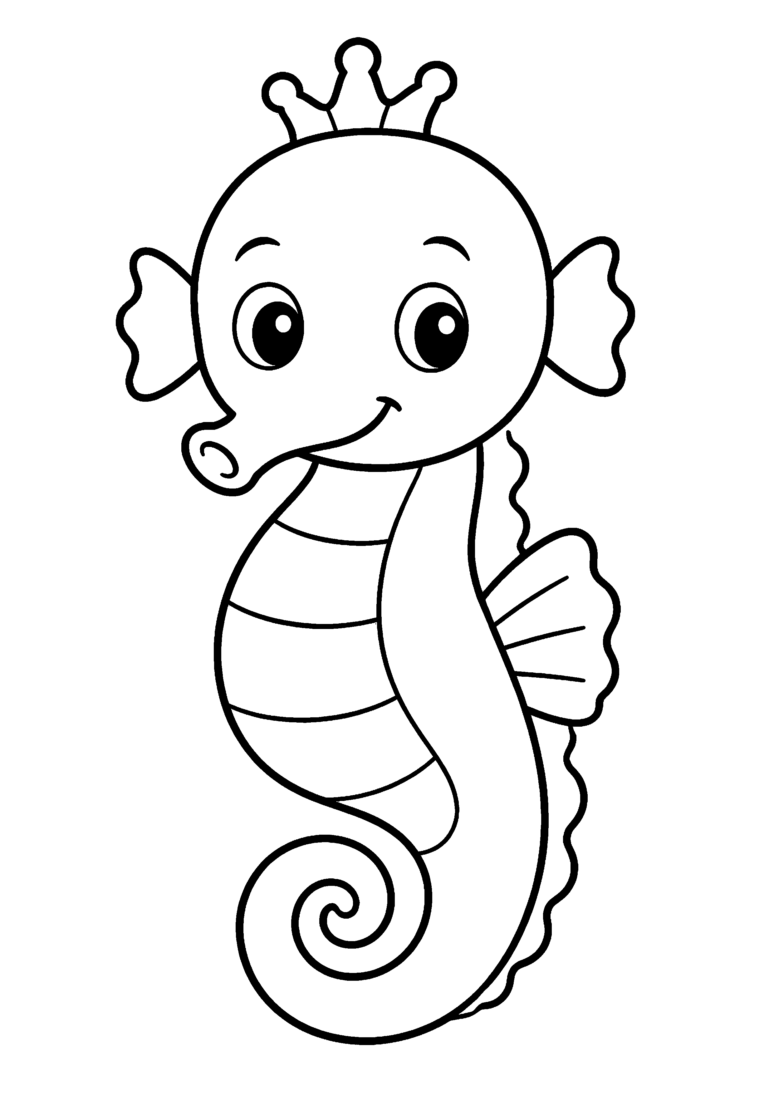 Coloriage Hippocampe