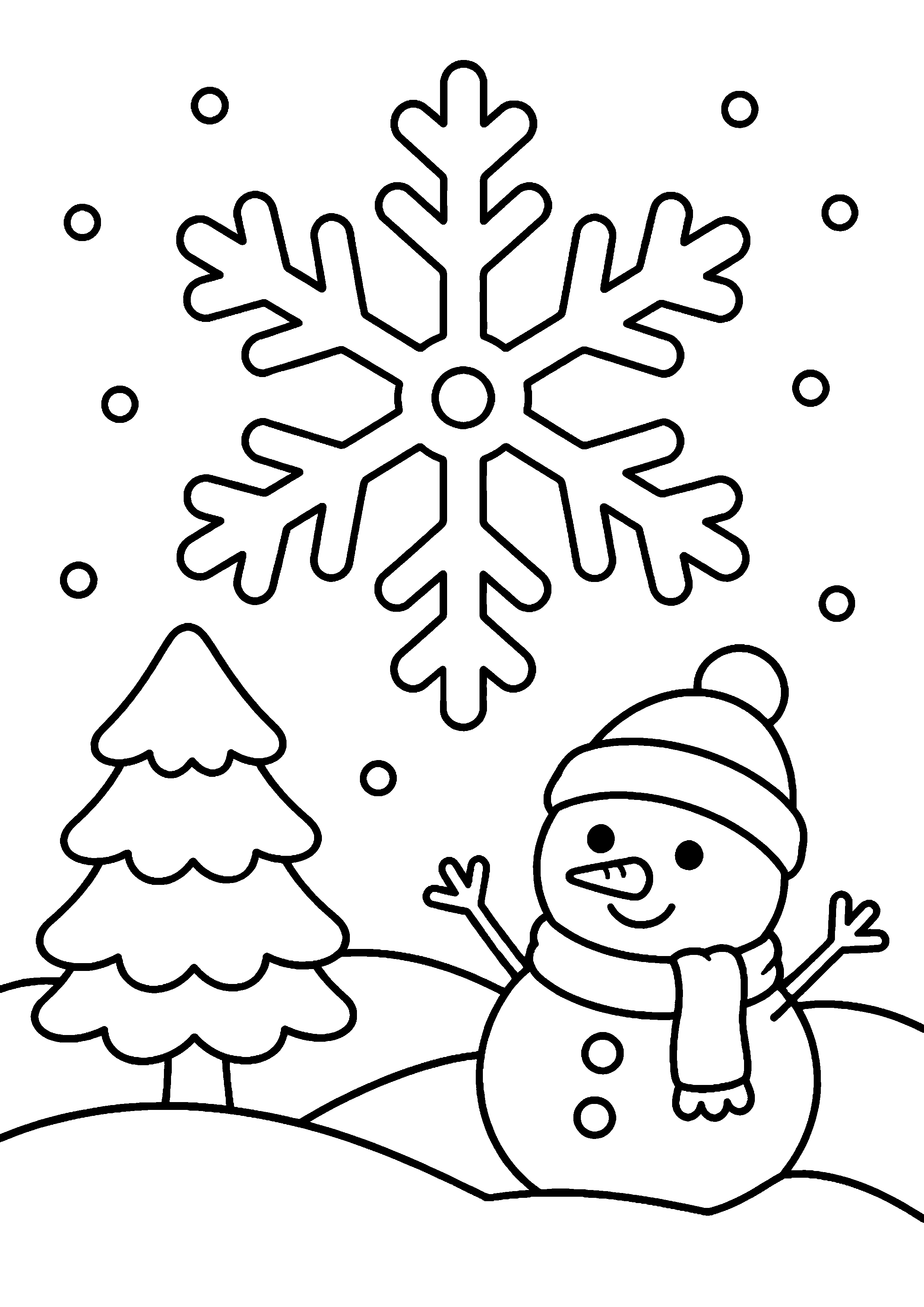 Coloriage Hiver