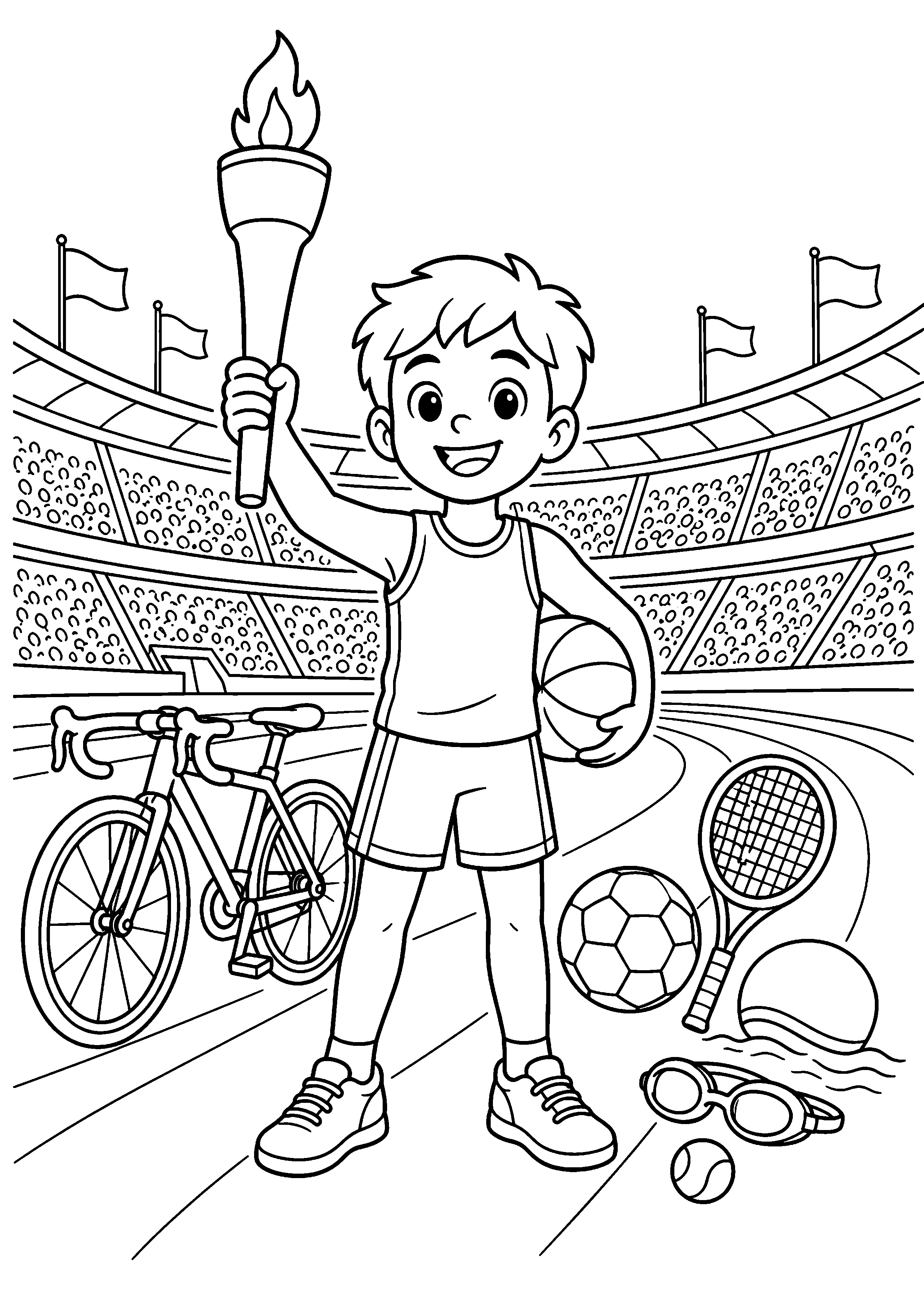 Coloriage Jeux olympiques