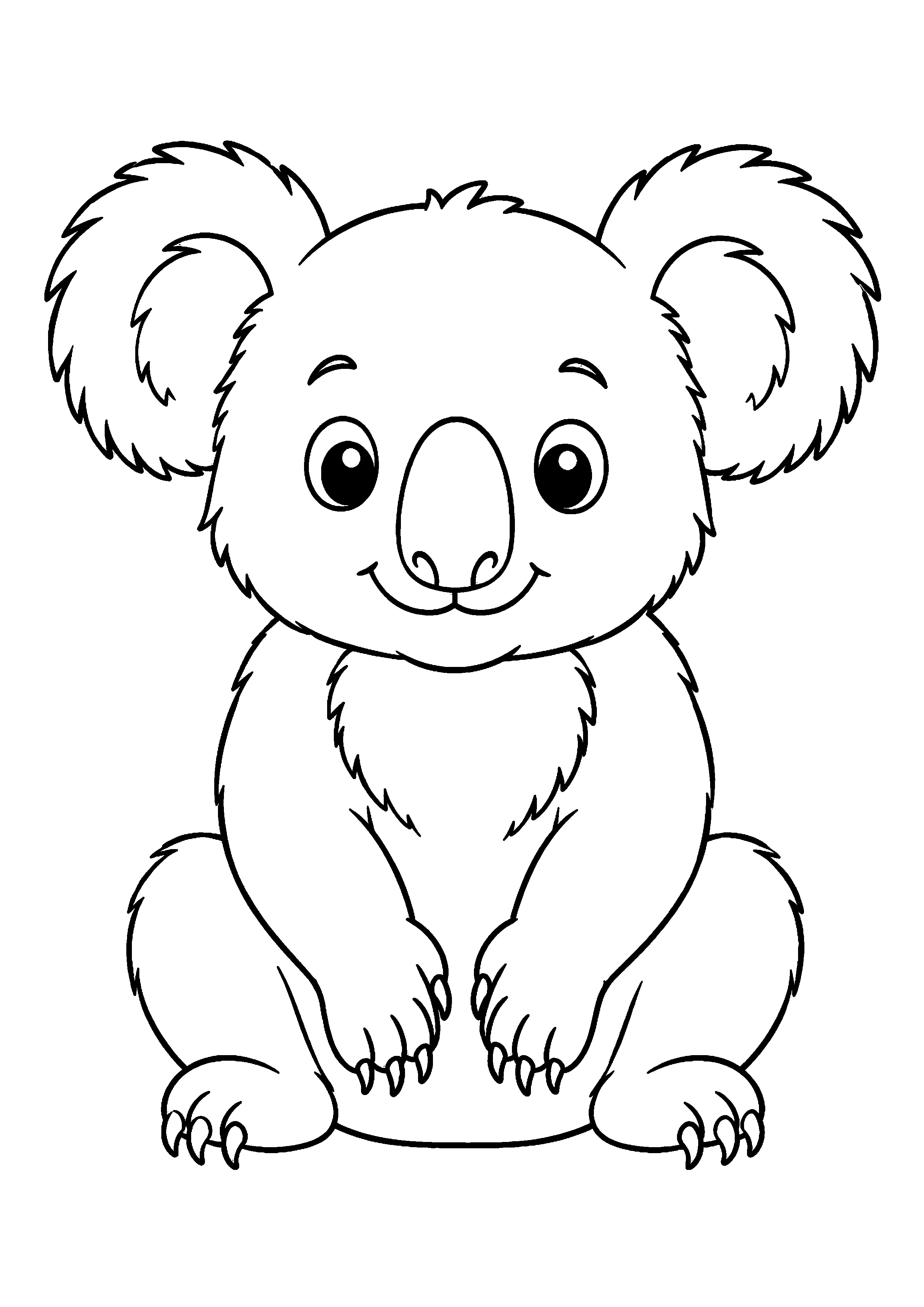 Coloriage Koala