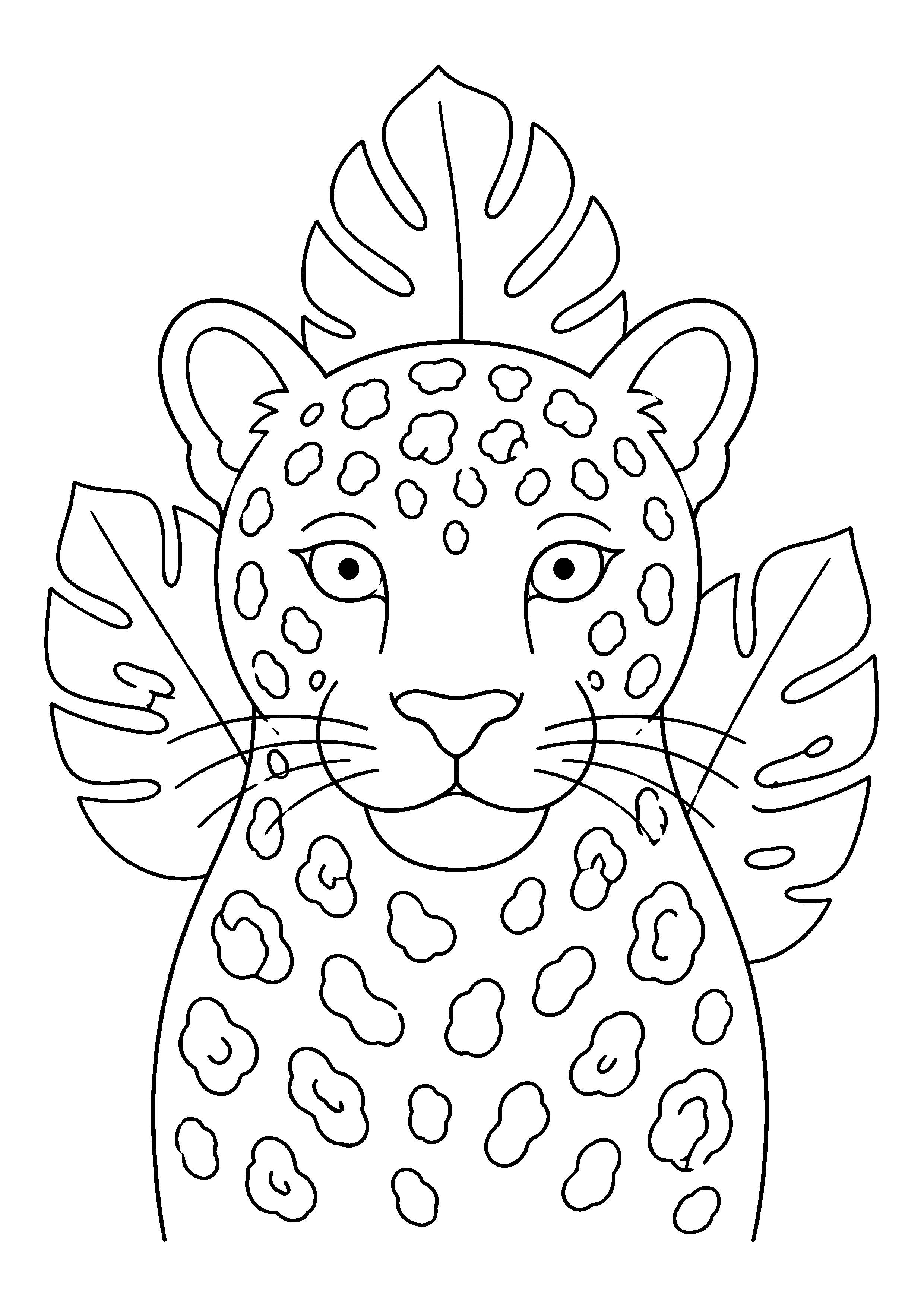 Coloriage Léopard