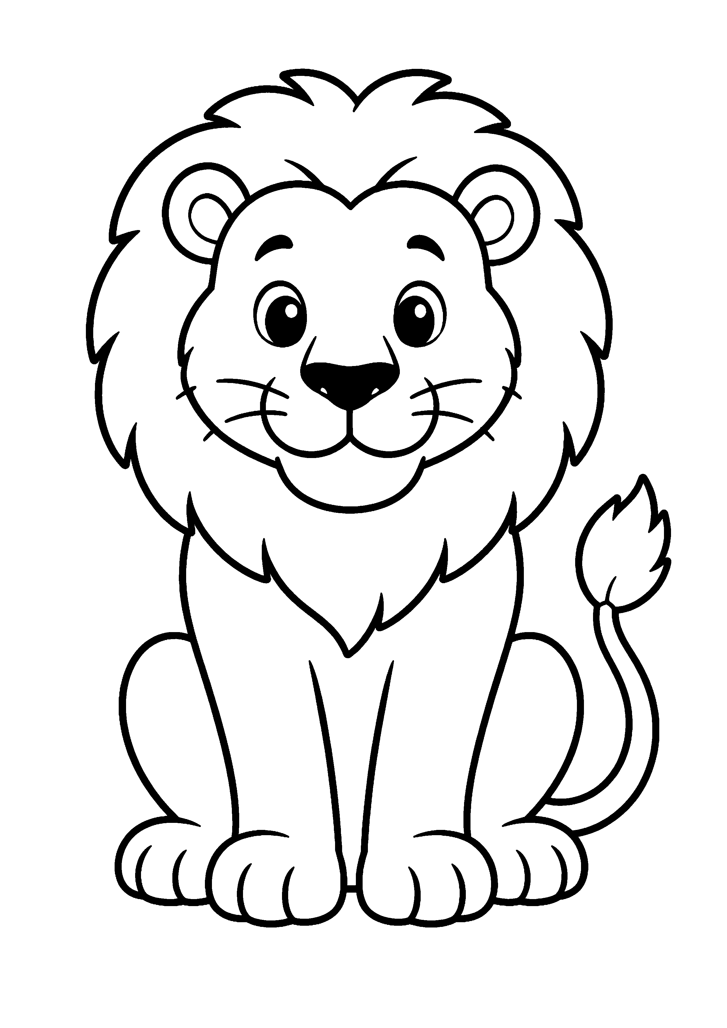 Coloriage Lion