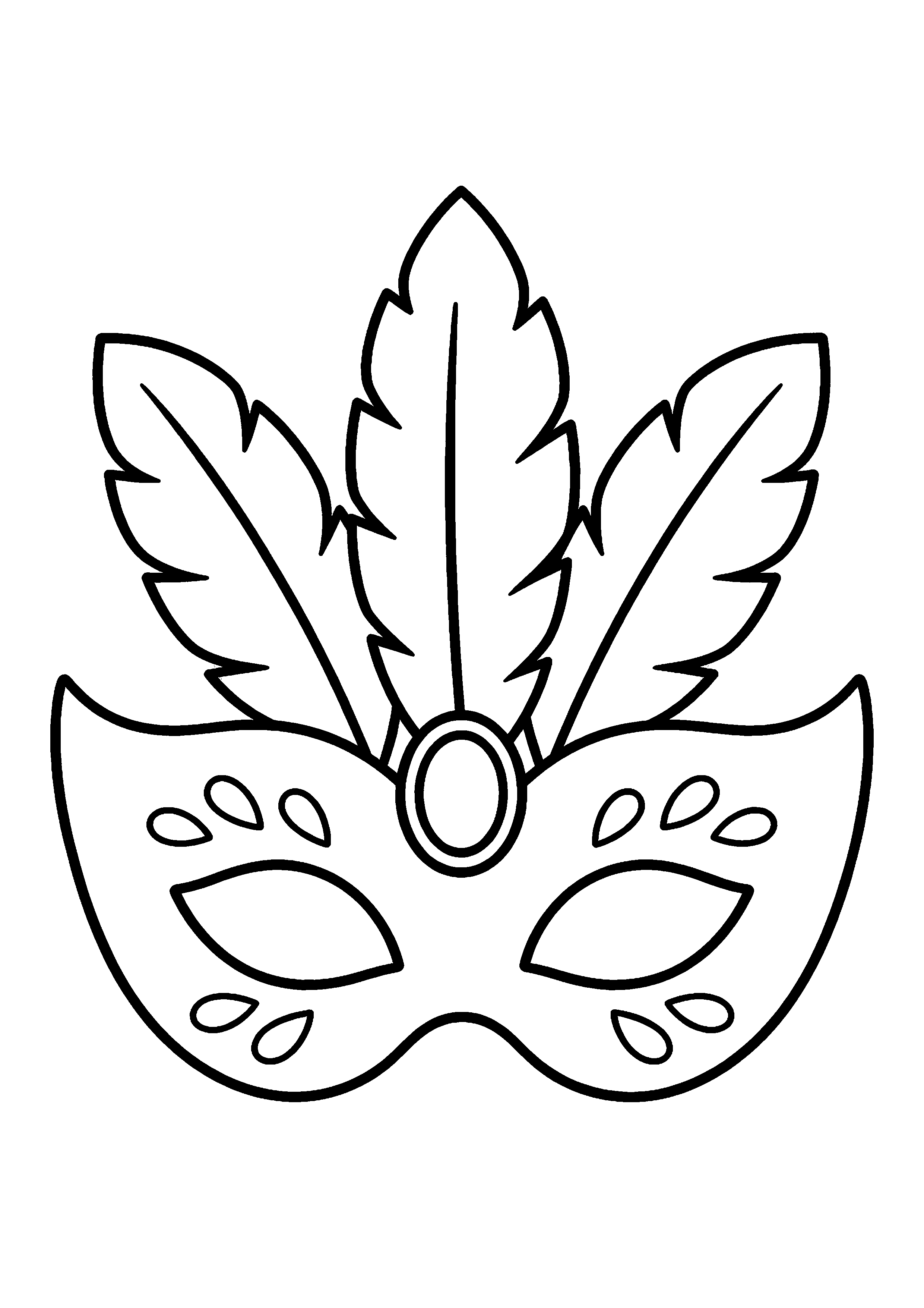 Coloriage Mardi gras