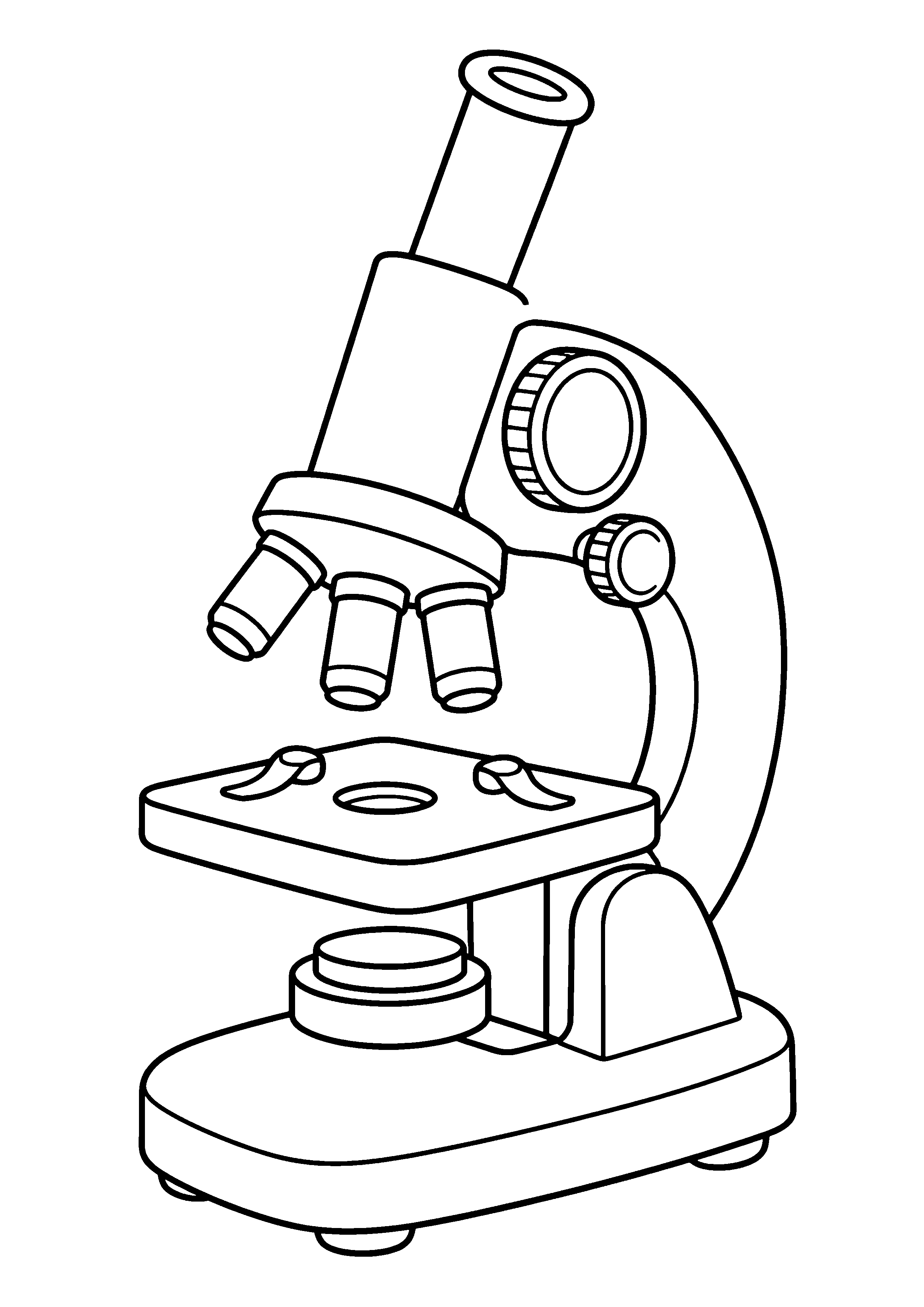 Coloriage Microscope