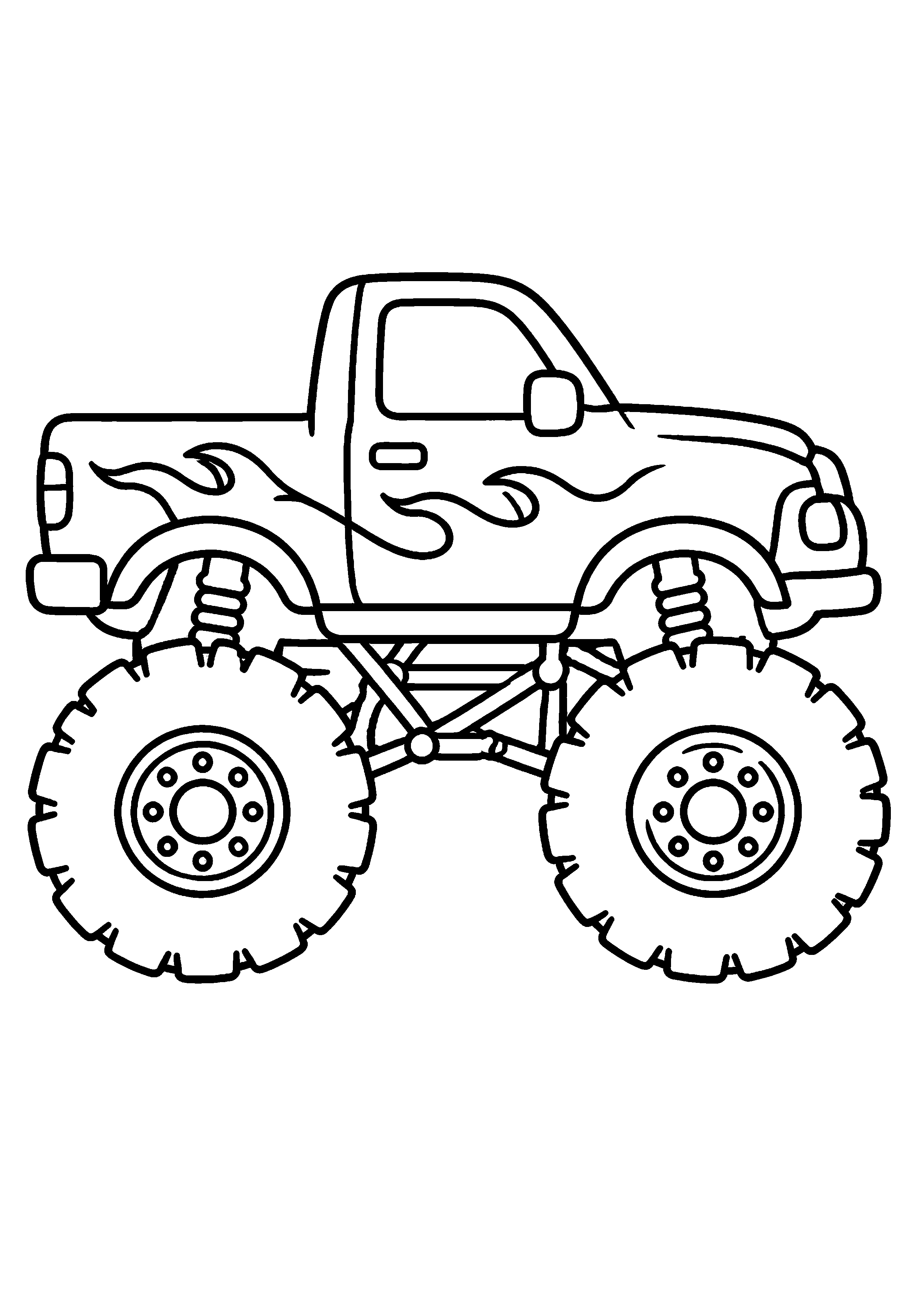 Coloriage Monster truck