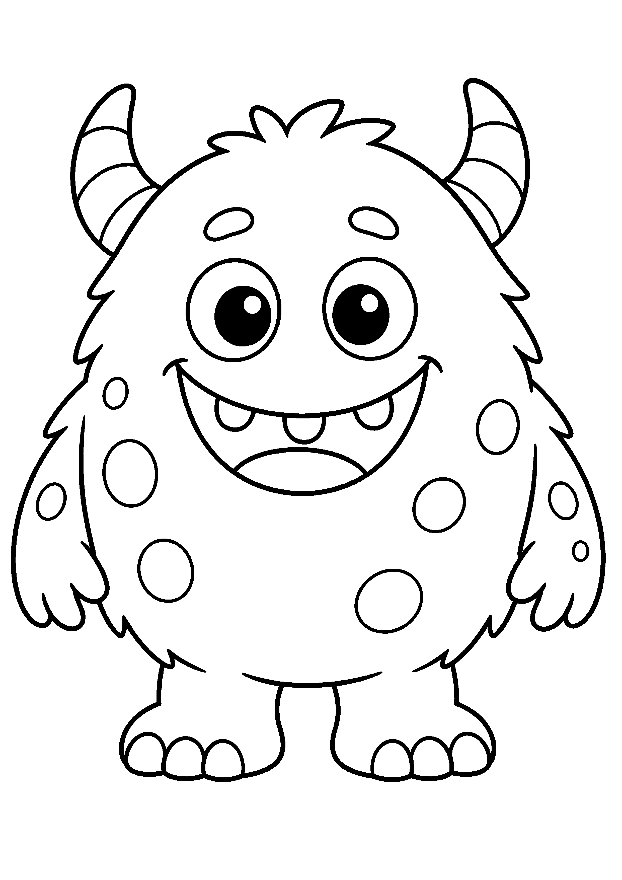 Coloriage Monstre