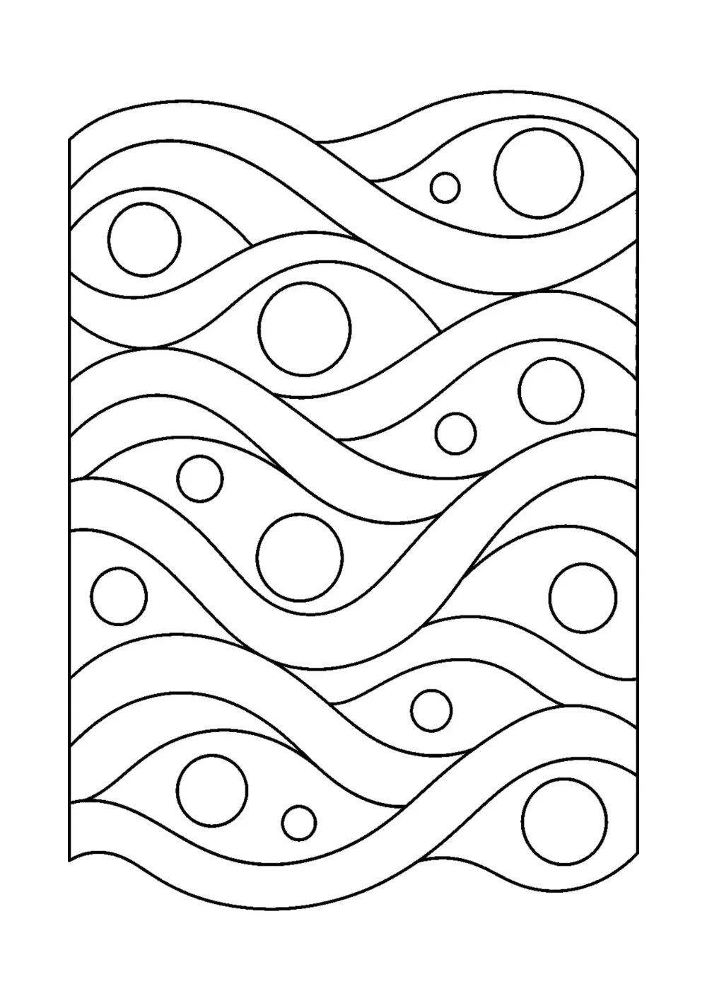 Motifs abstraits anti-stress