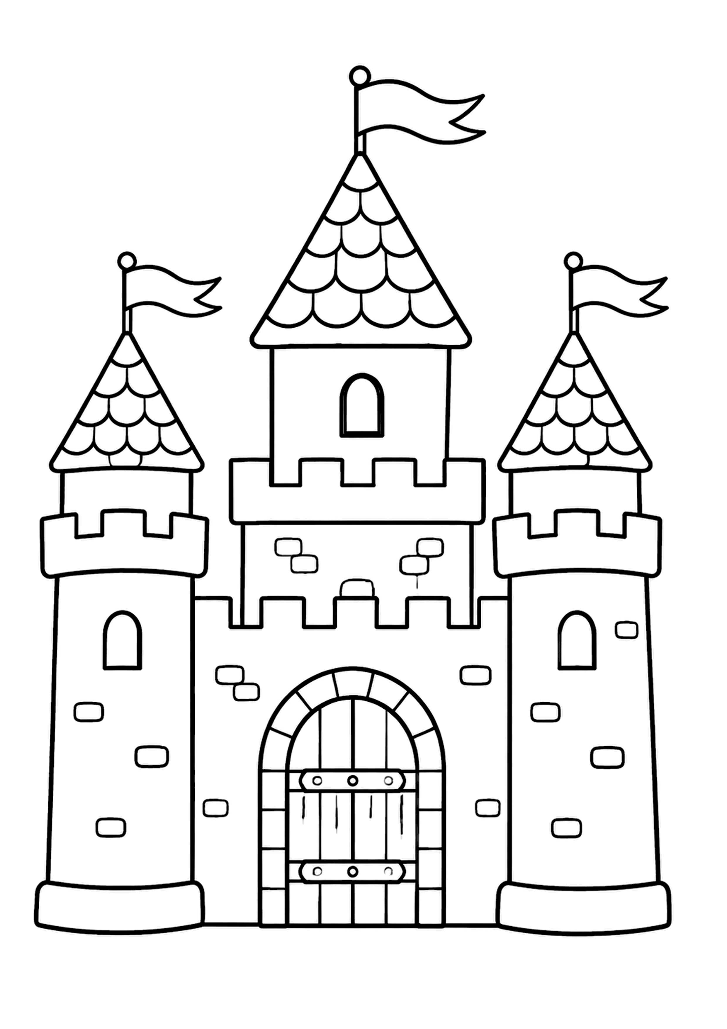 Coloriage Moyen Âge