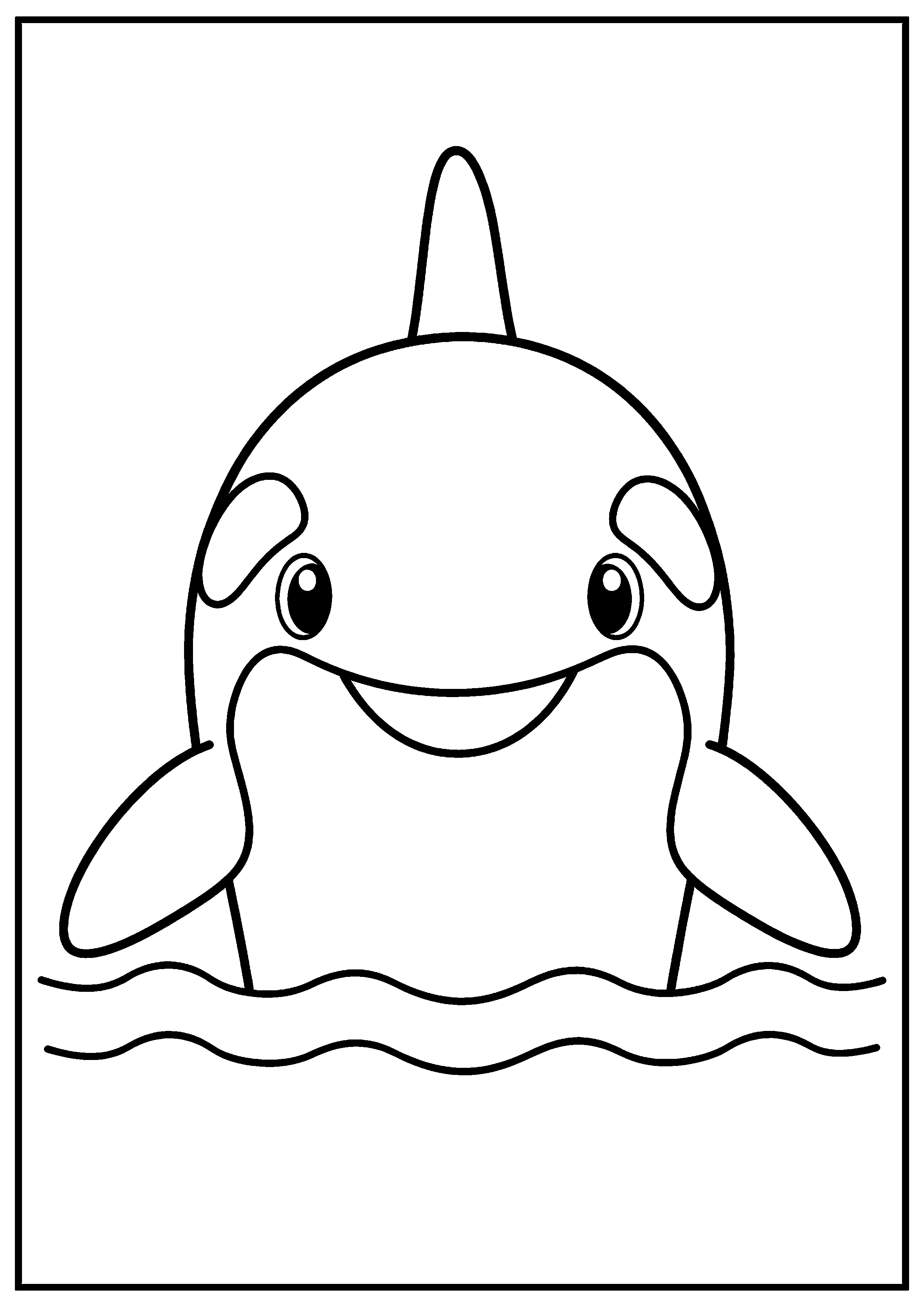 Coloriage Orque