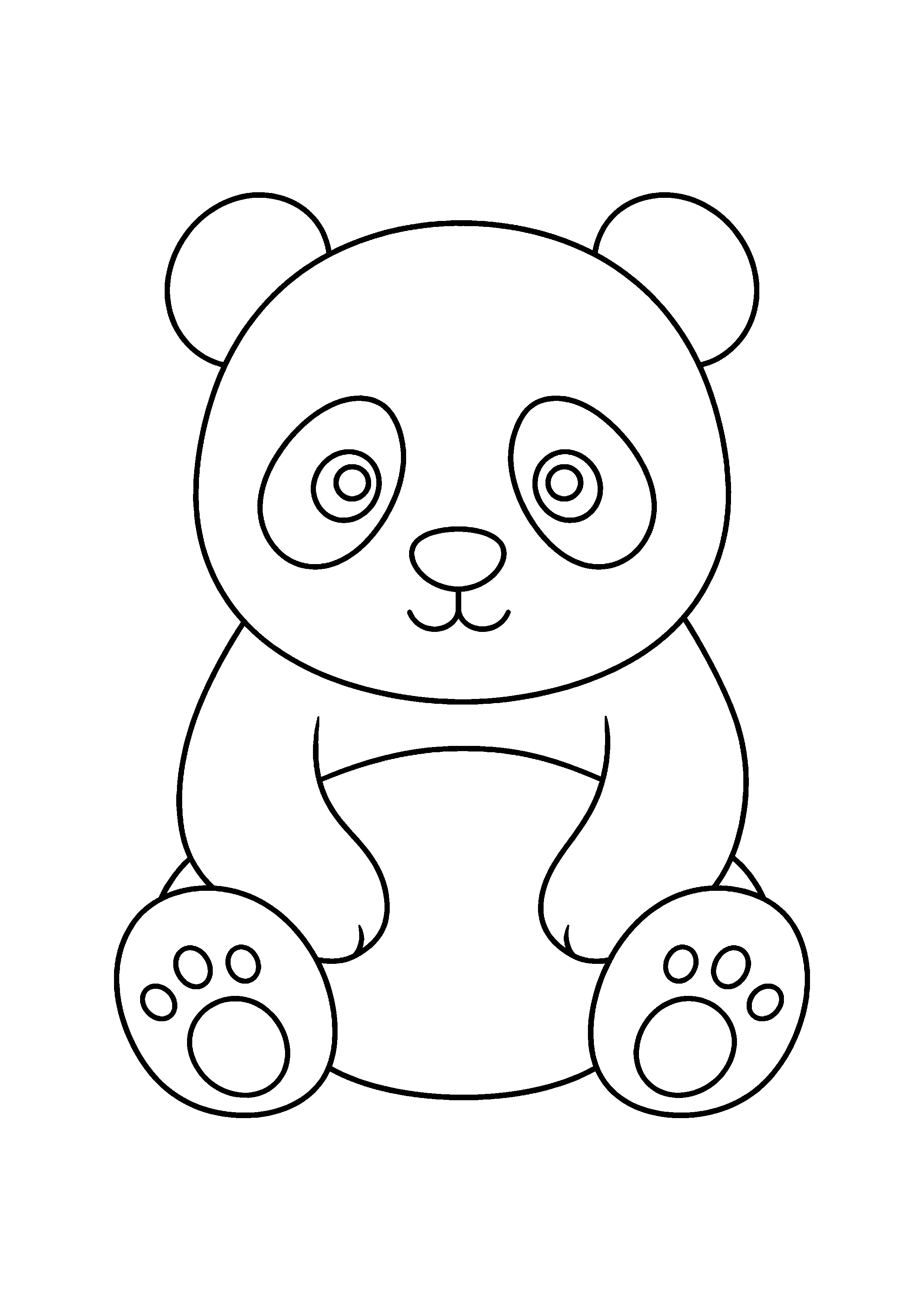Coloriage Panda