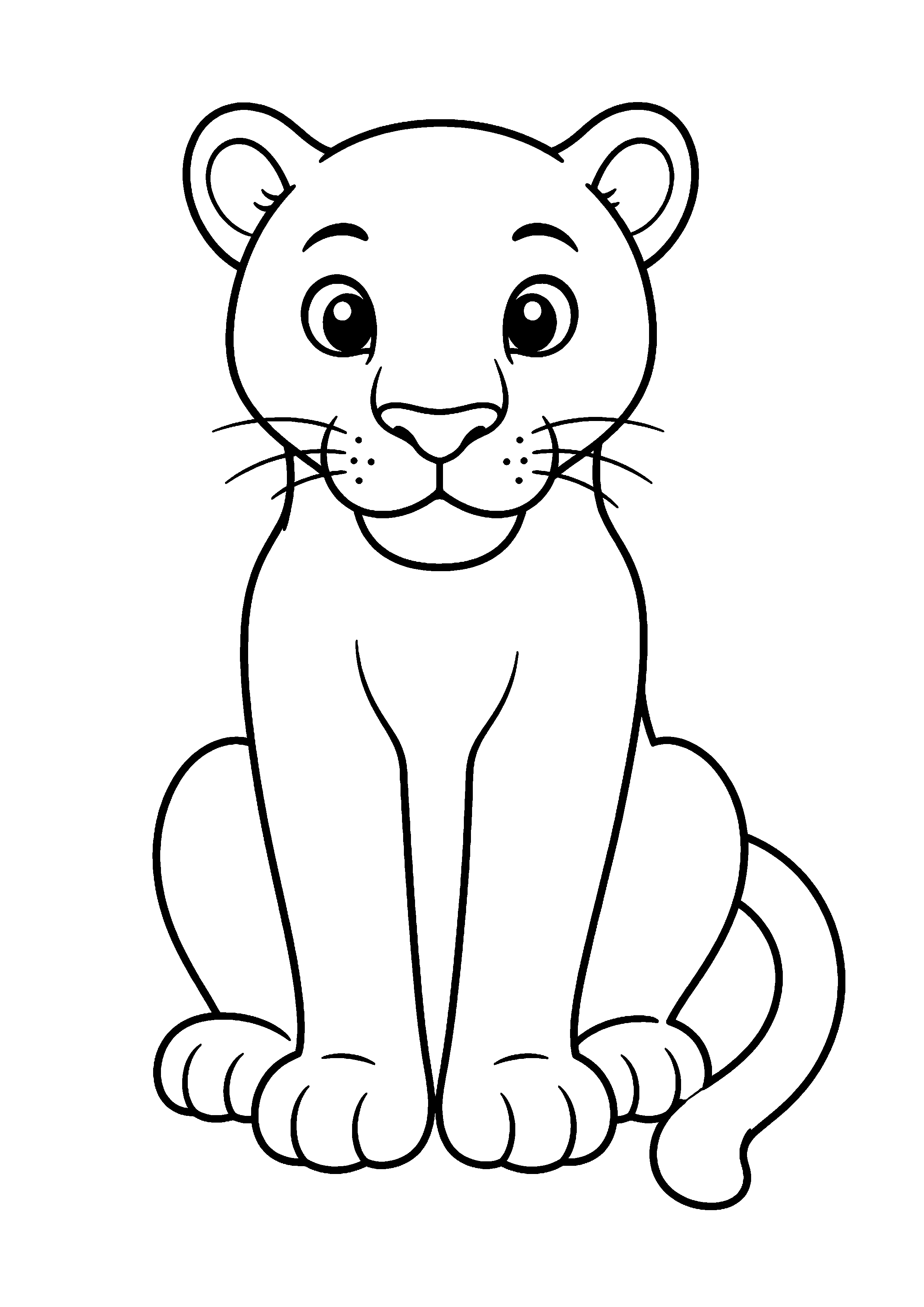 Coloriage Panthère