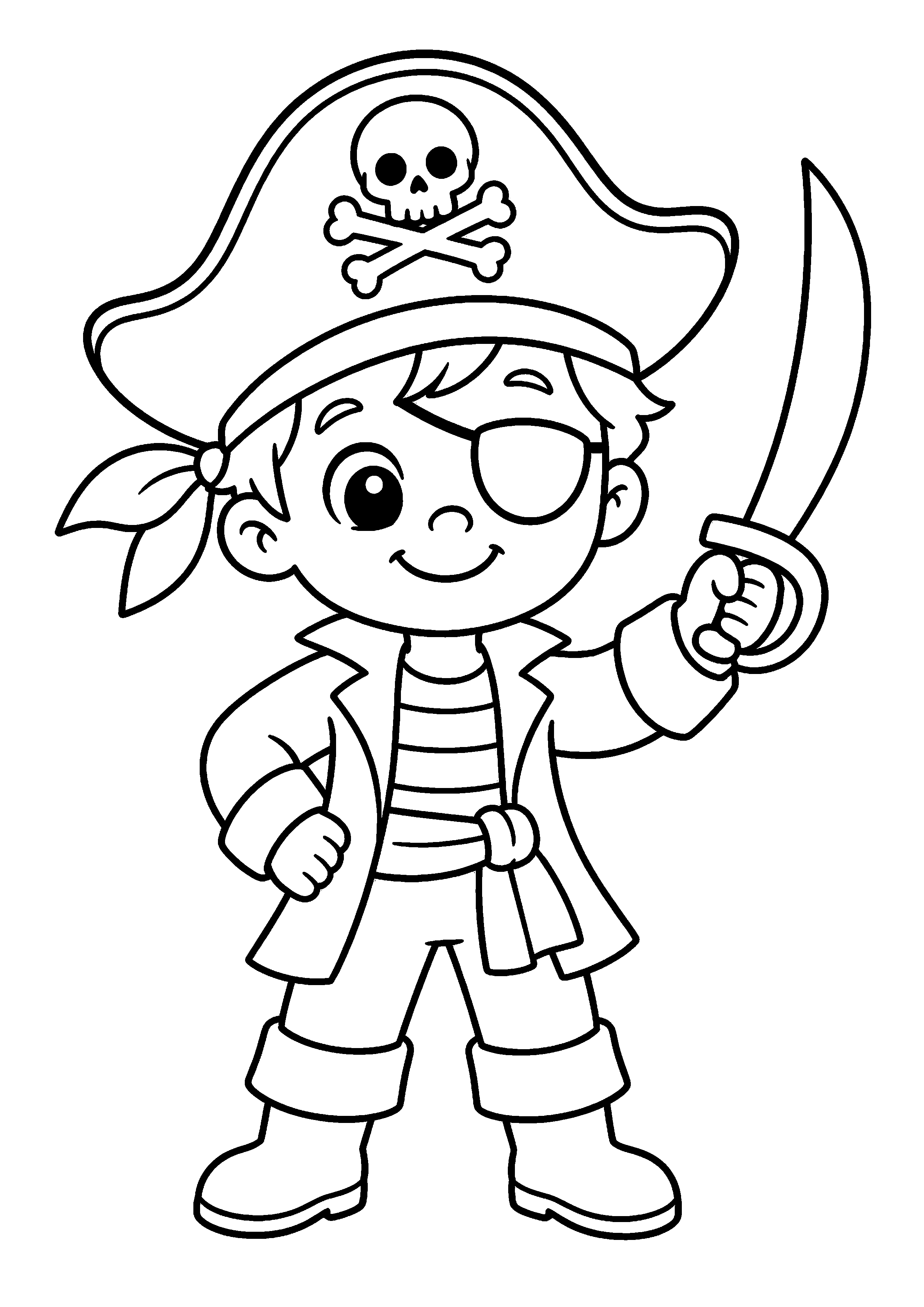 Coloriage Pirate