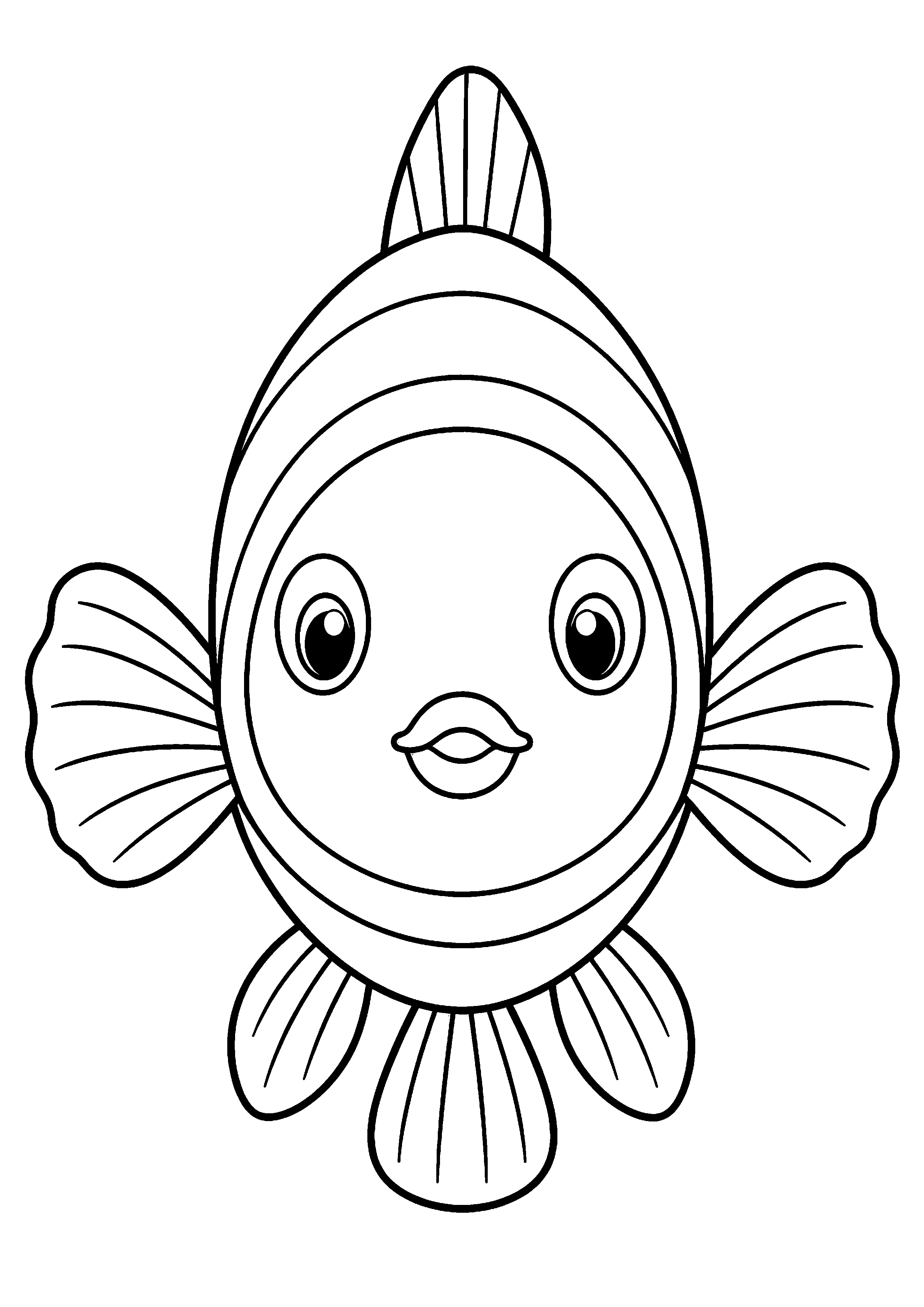 Coloriage Poisson tropical