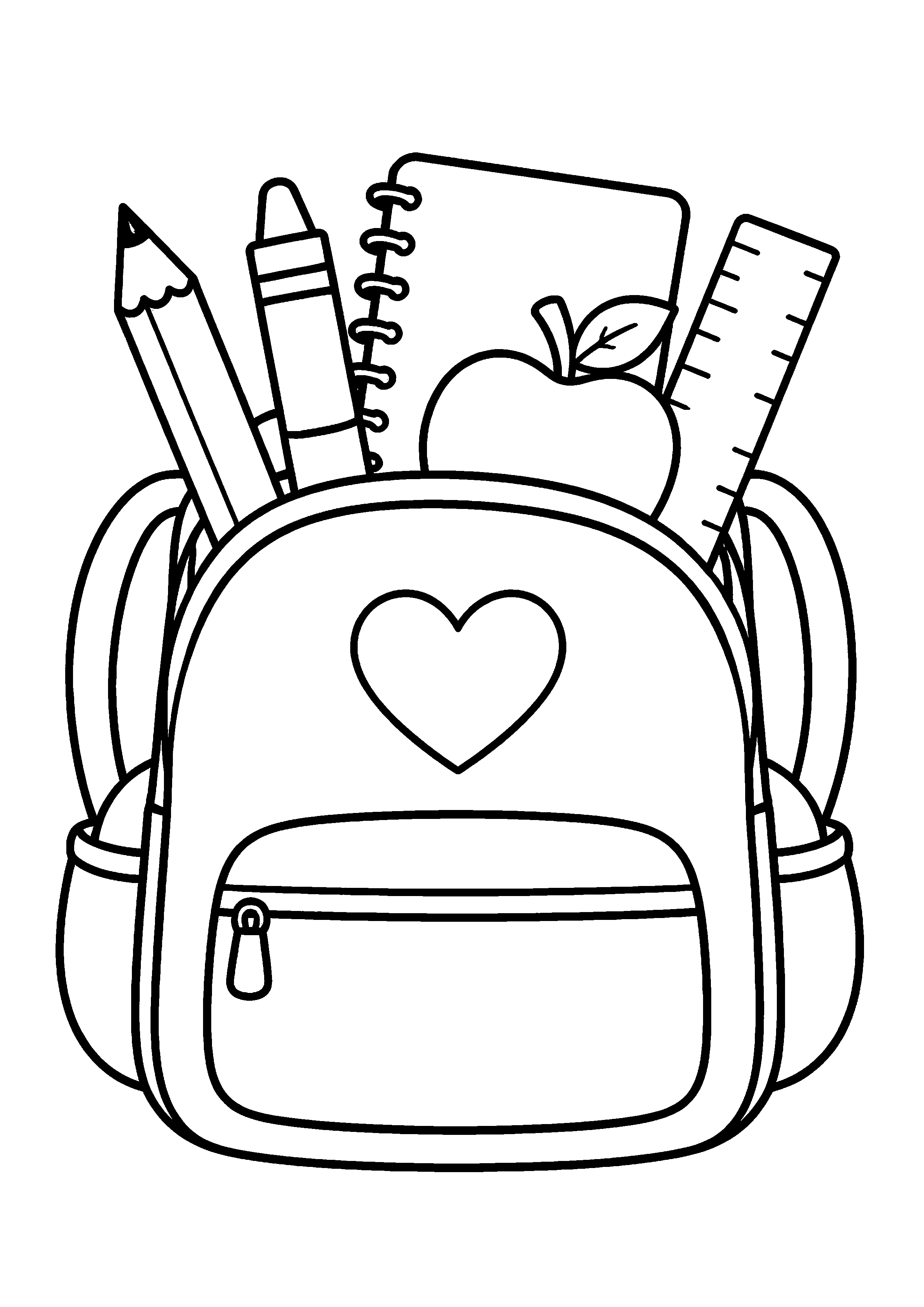 Coloriage Rentrée primaire