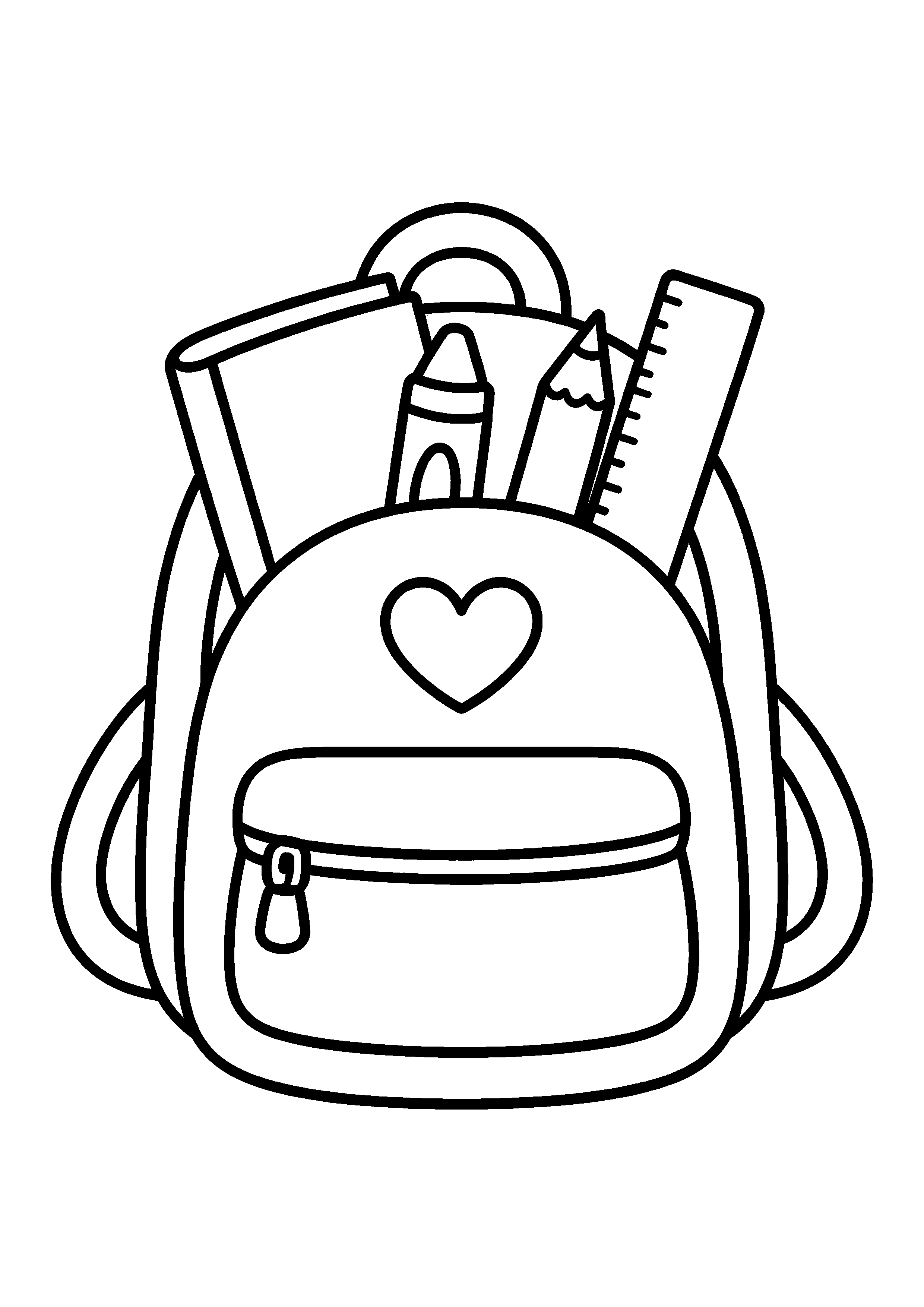 Coloriage Rentrée scolaire