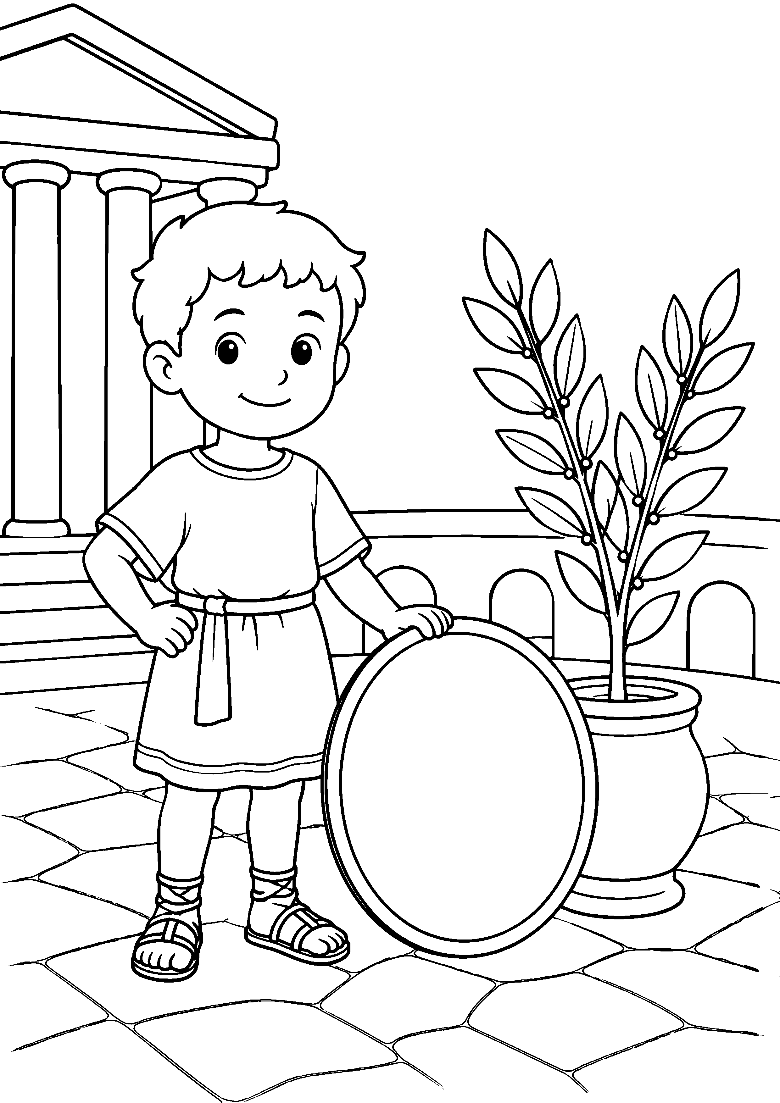 Coloriage Rome antique