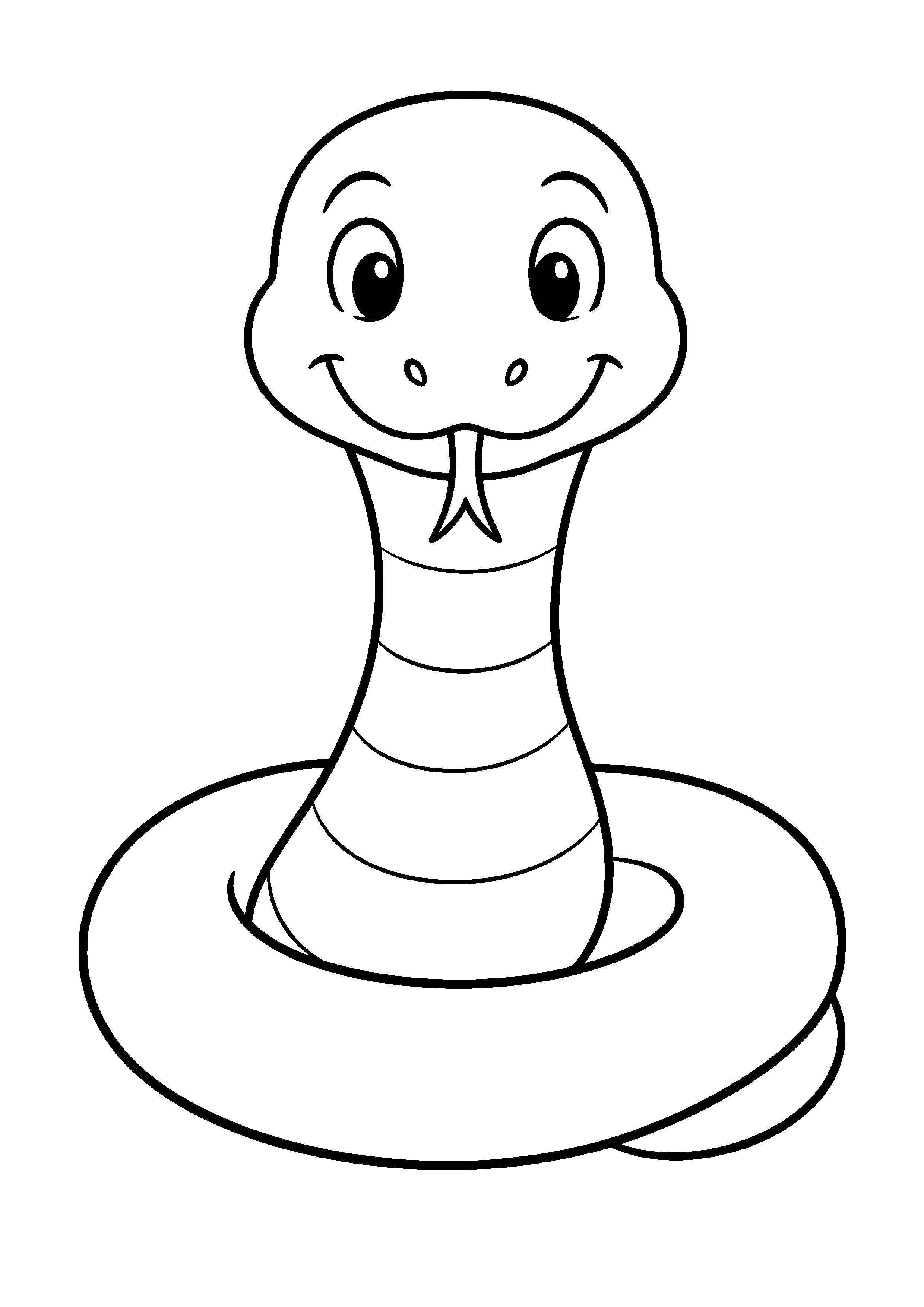 Coloriage Serpent