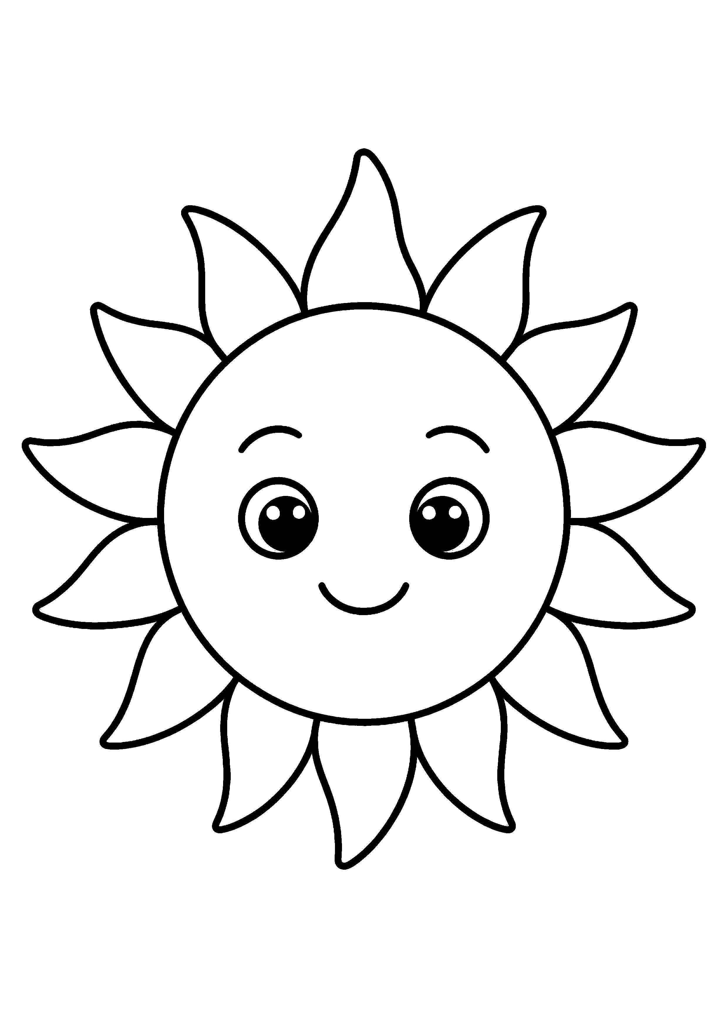 Coloriage Soleil