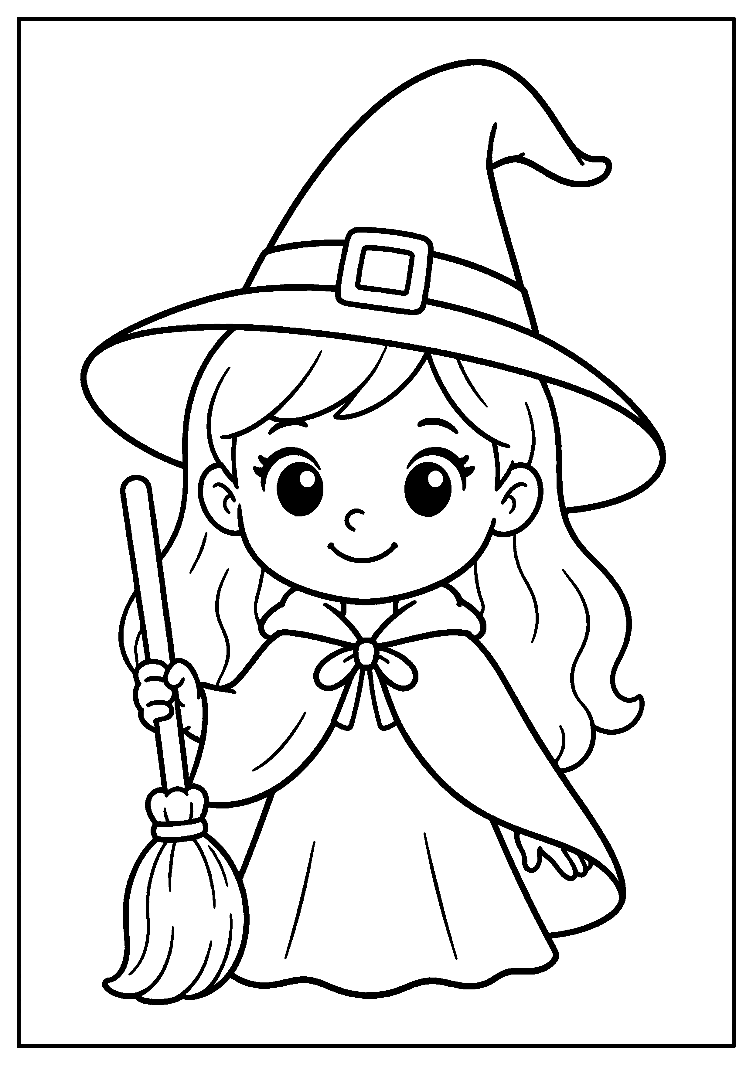 Coloriage Sorcière
