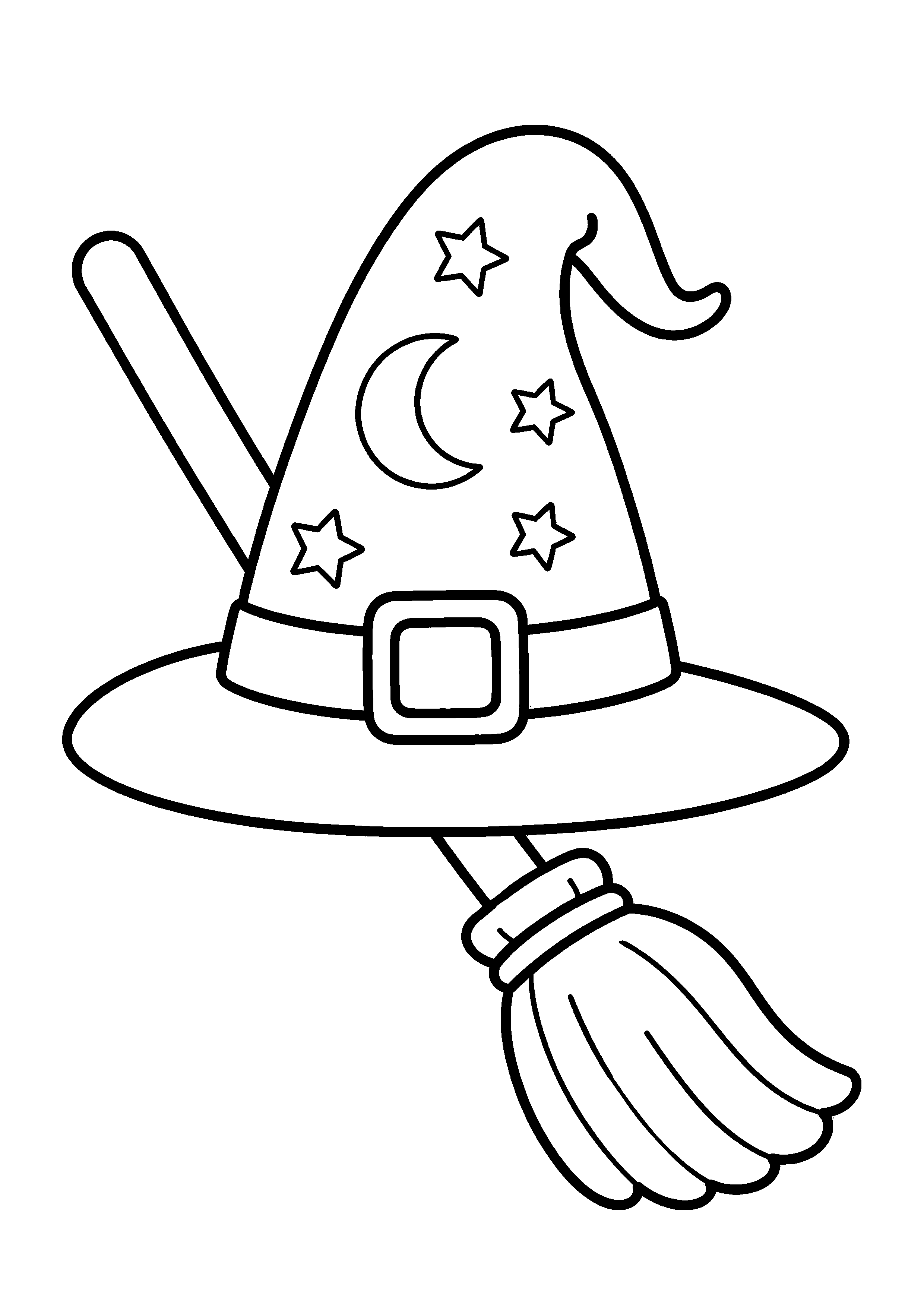 Coloriage Sorcière Halloween