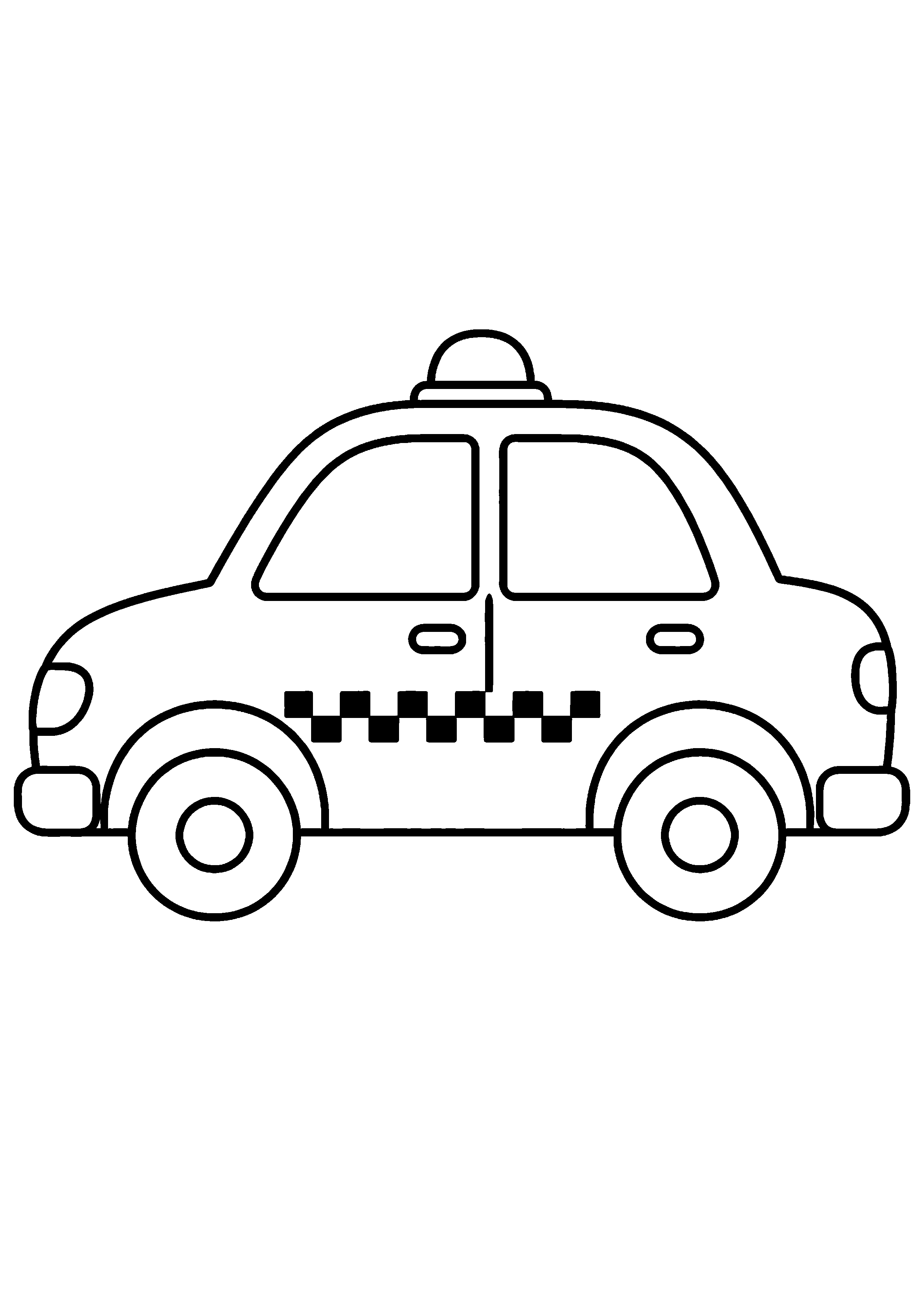 Coloriage Taxi