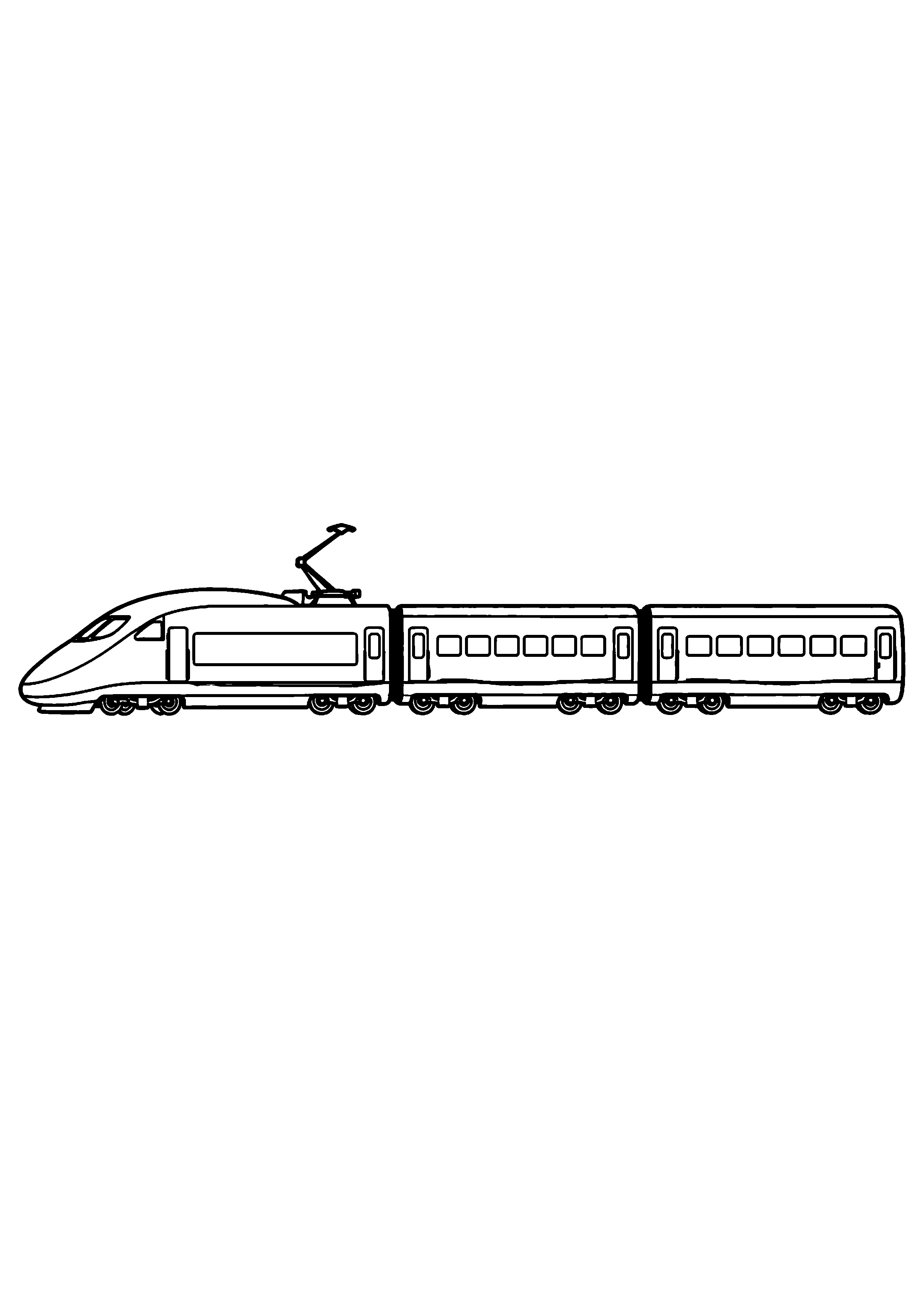 Coloriage TGV