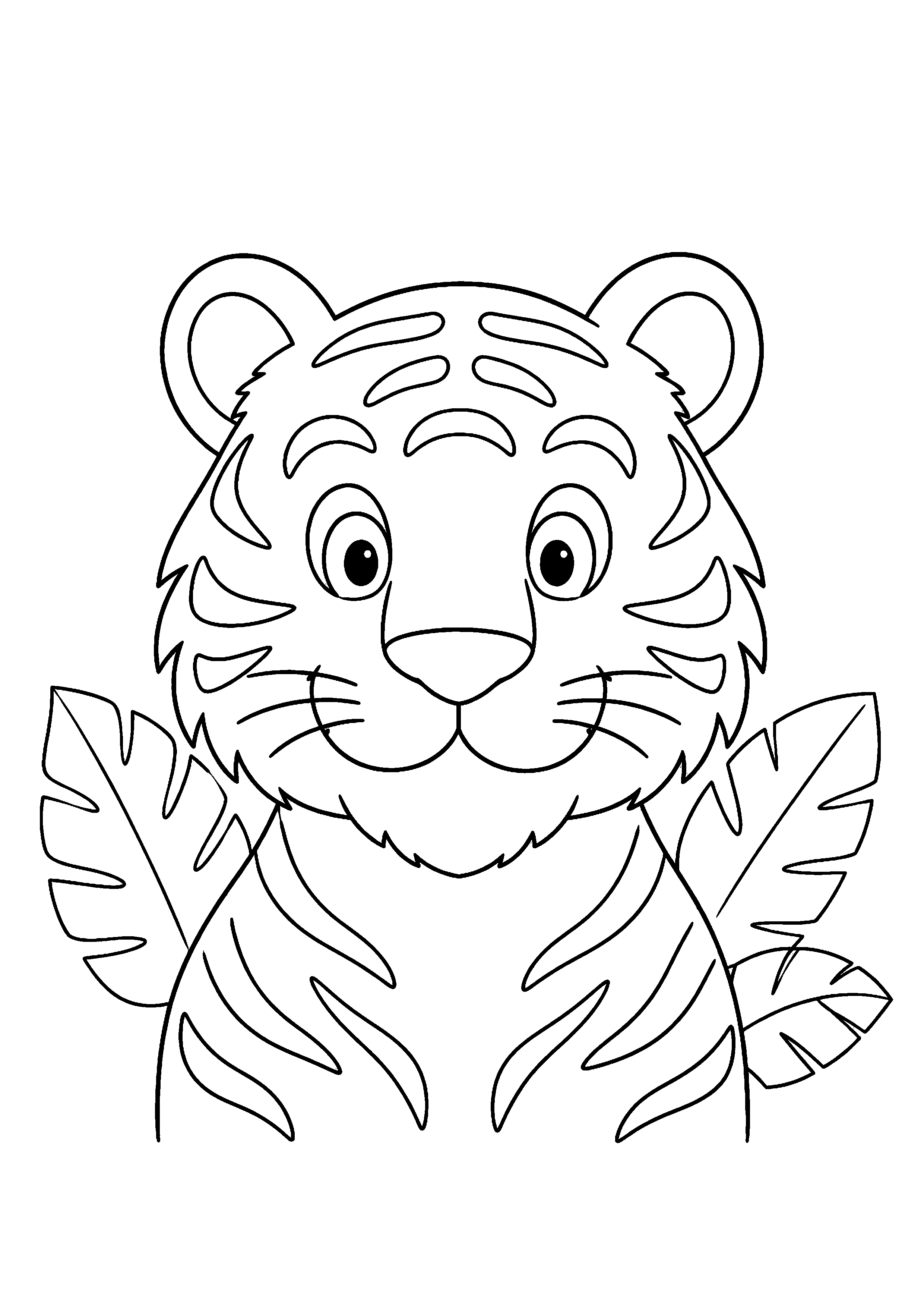 Coloriage Tigre