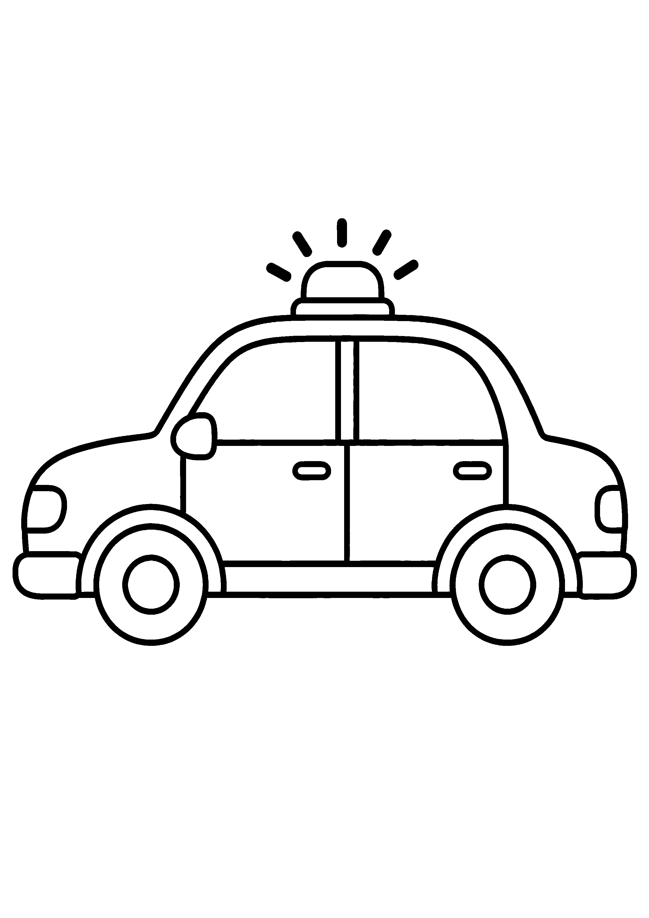 Coloriage Voiture de police