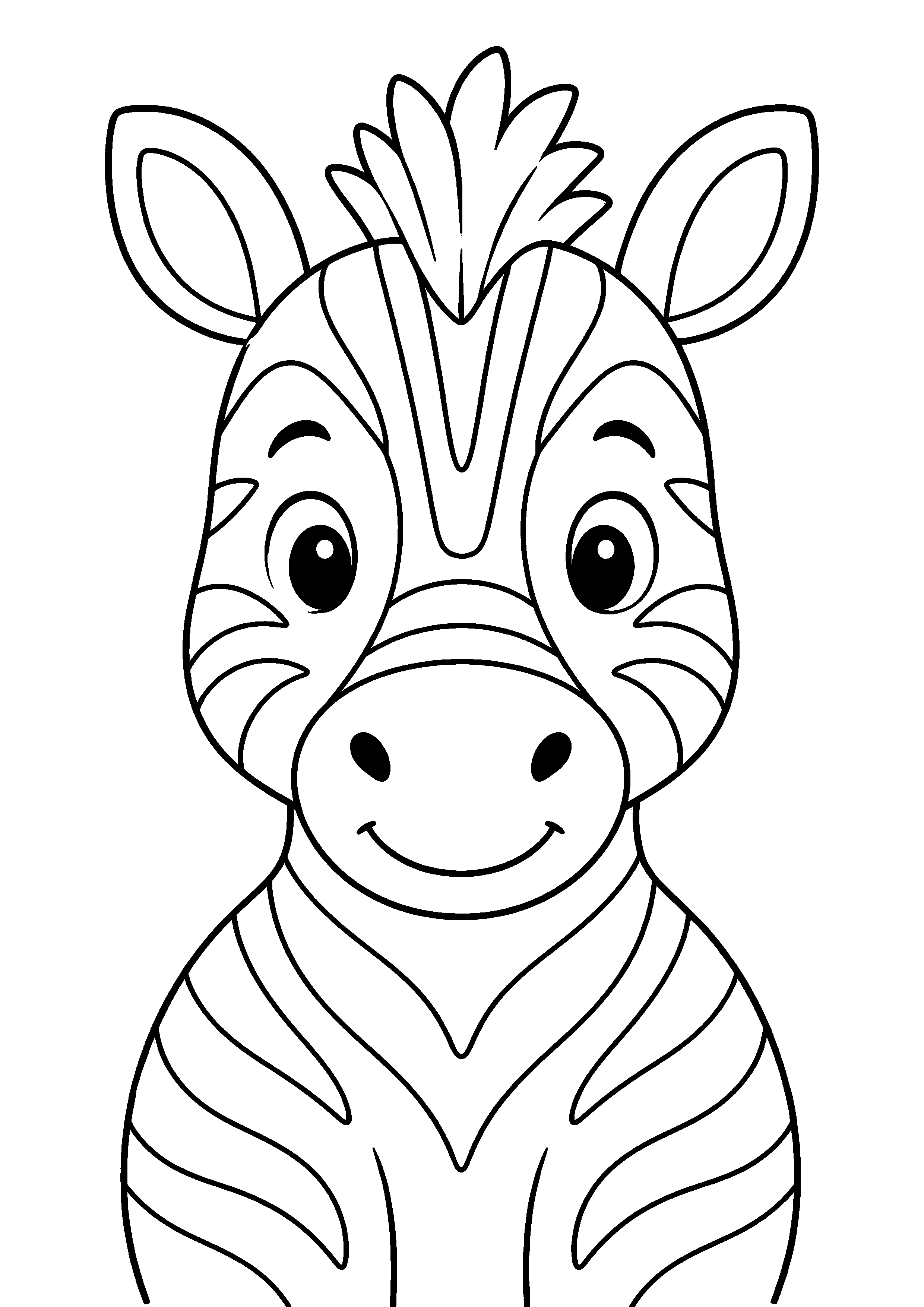 Coloriage Zèbre