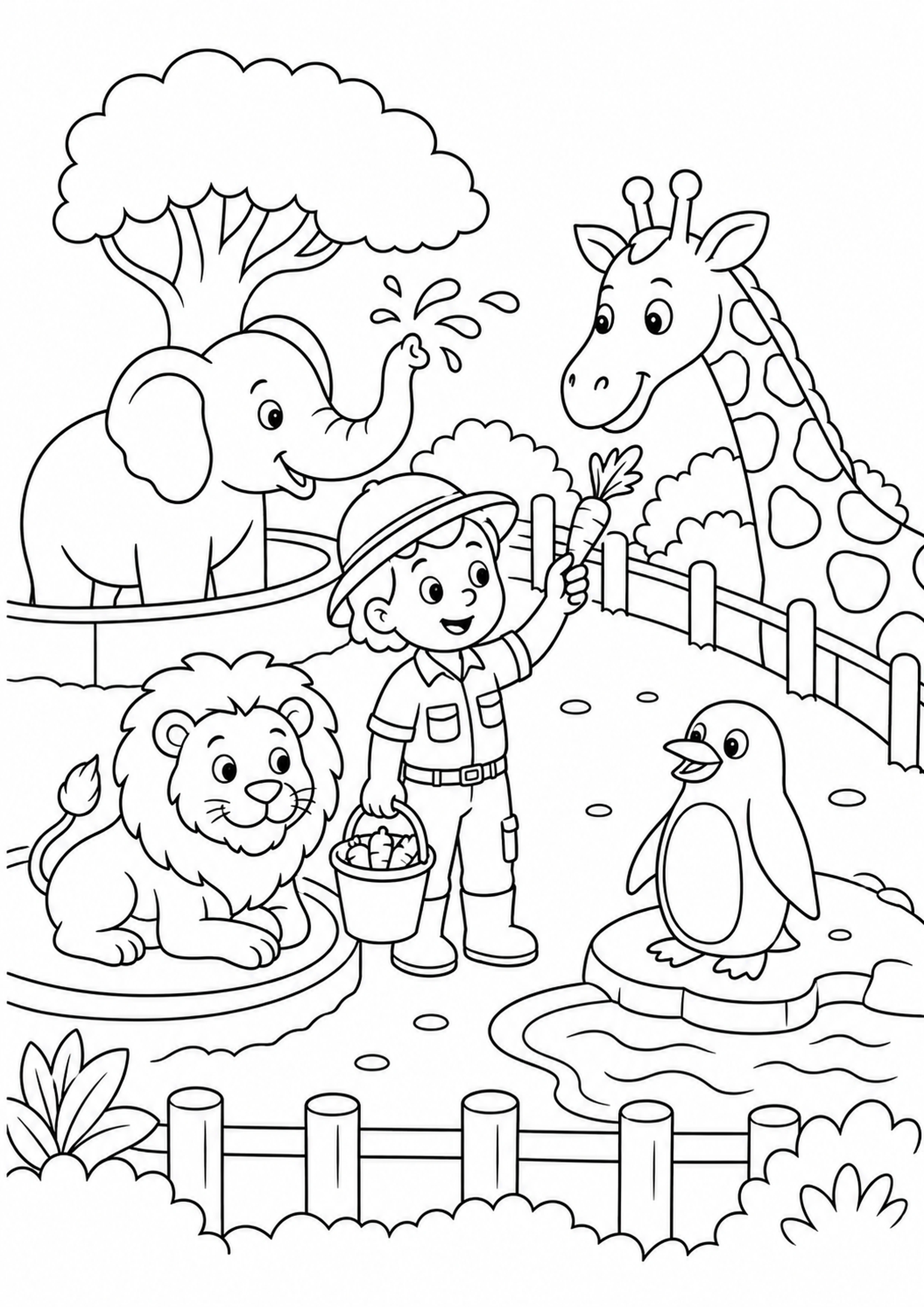 Coloriage Zoo